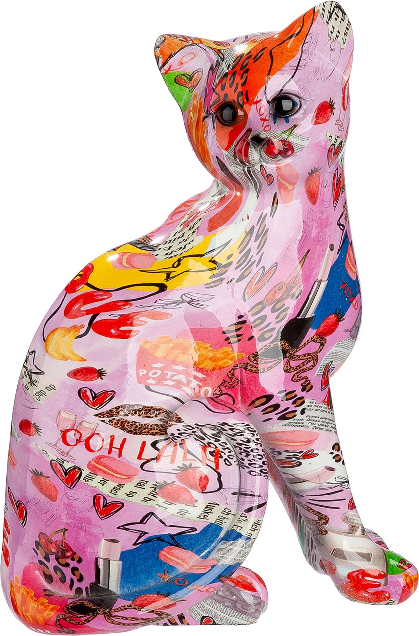 Image of GILDE Skulptur "Figur Katze OOH LALA"