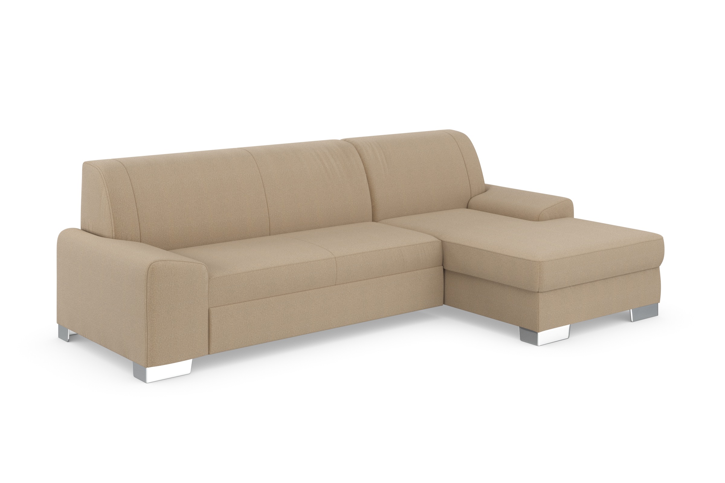 DOMO collection Ecksofa »Anzio L-Form«, wahlweise mit Bettfunktion und Federkern