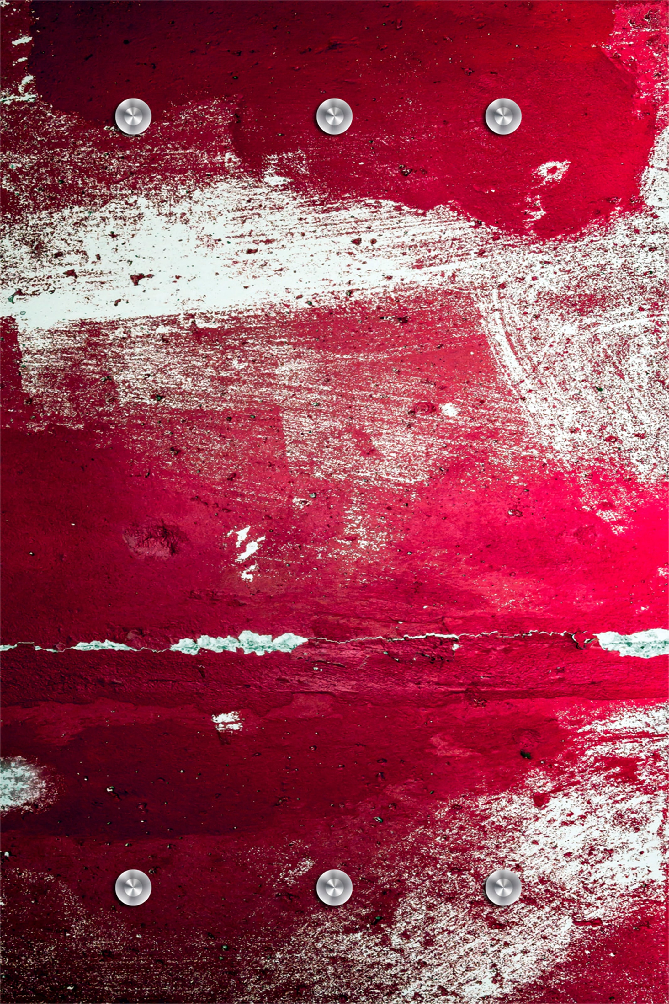 Image of queence Garderobenleiste "Muster" mit 6 Haken, 80 x 120 cm