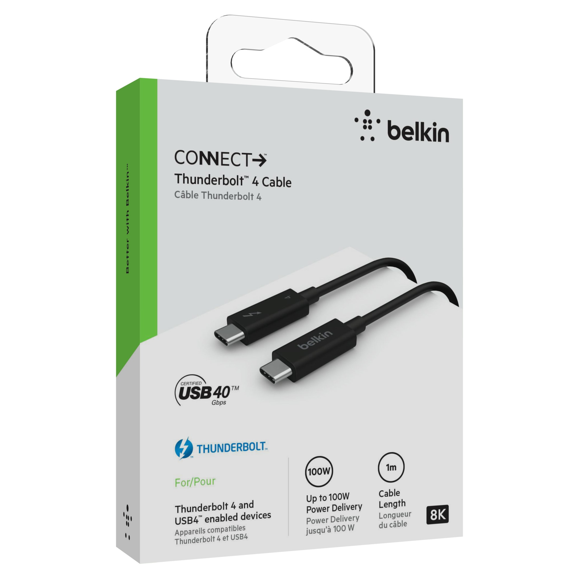 Belkin Câble Thunderbolt »CONNECT Thunderbolt 4 Kabel« 100 cm