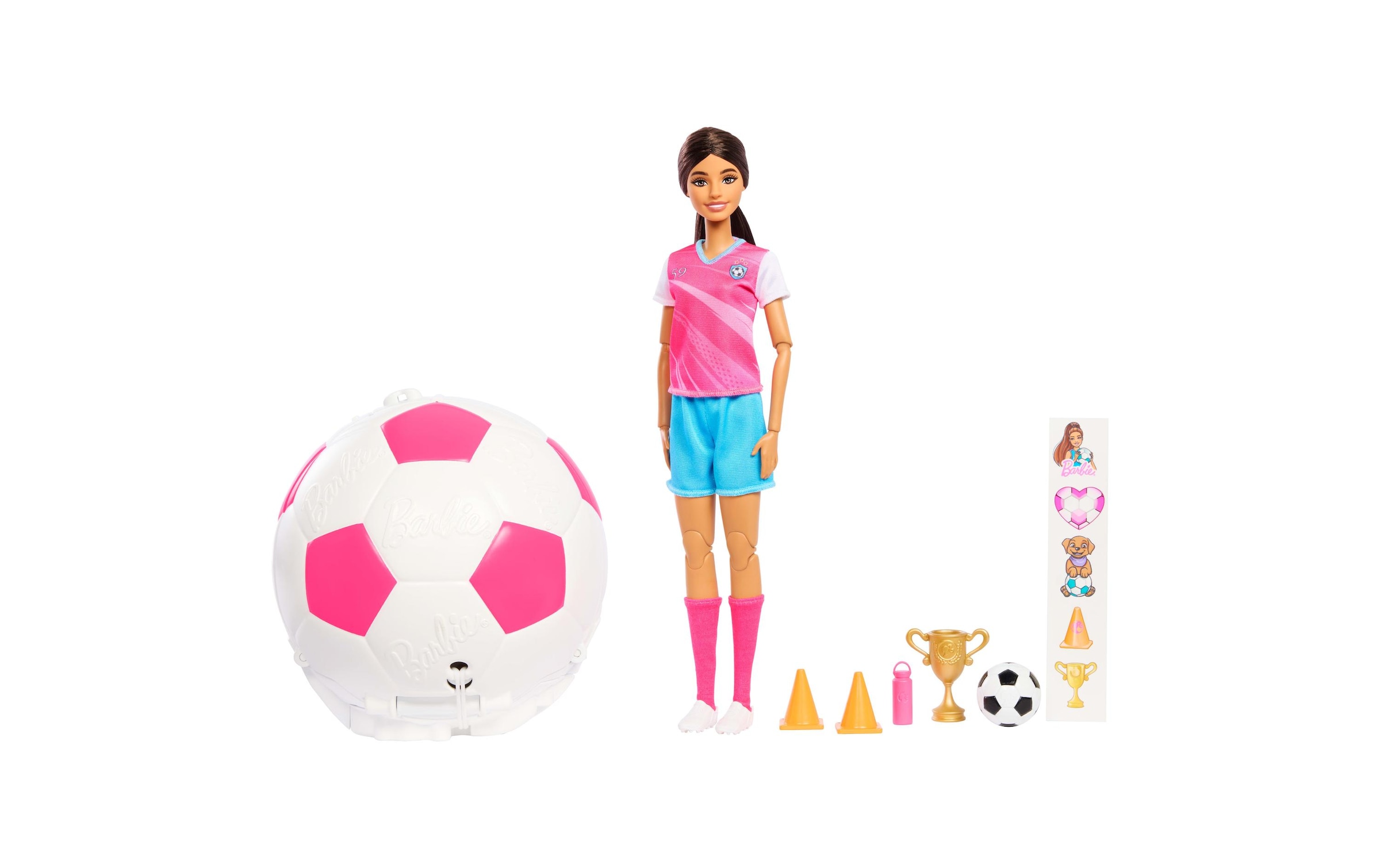 Barbie Poupée à habiller »Team Barbie Roll & Reveal, Barbie«