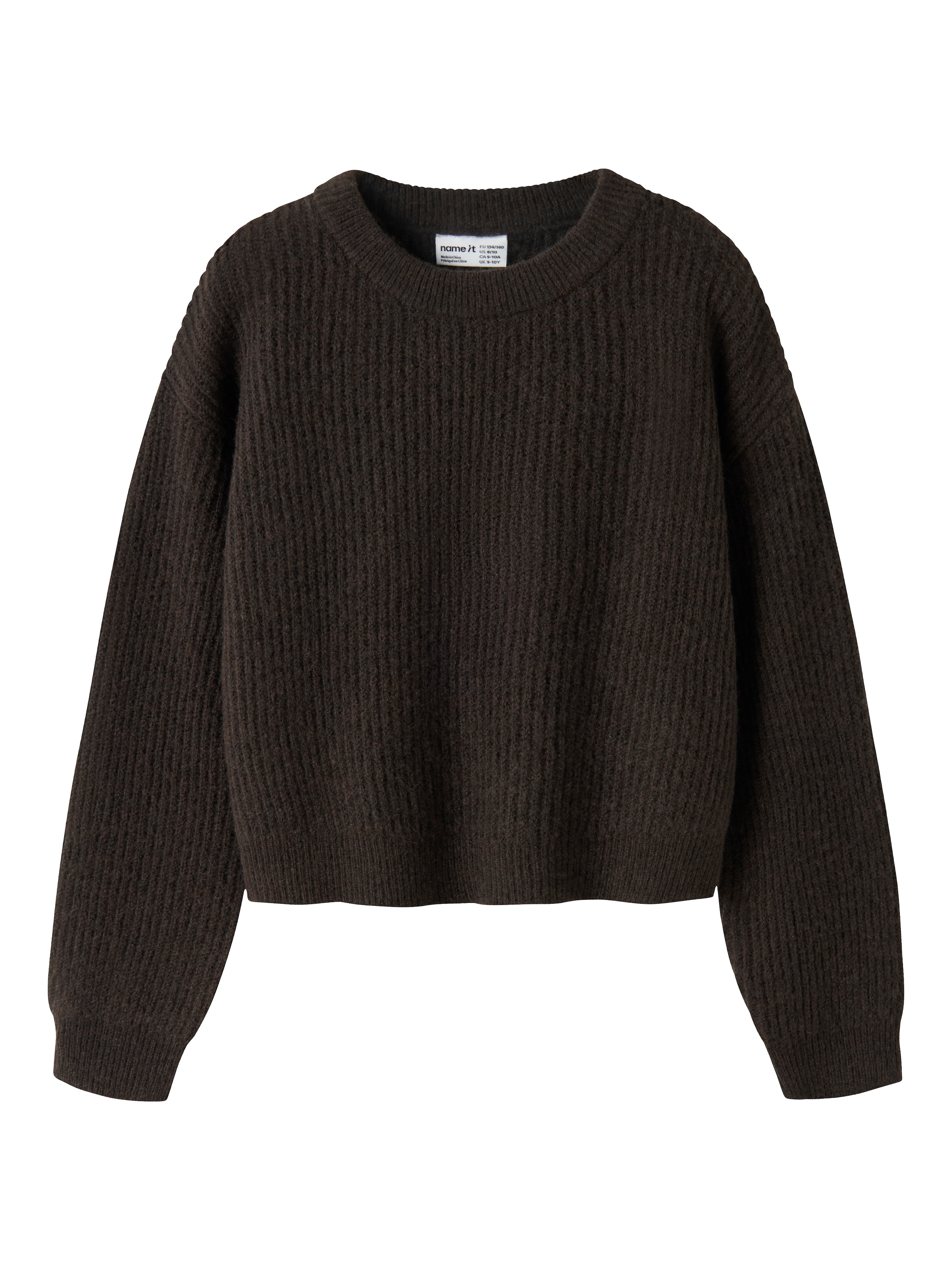 Name It Pull en tricot »NKFHOLLY LS BOXY SHORT KNIT NOOS«