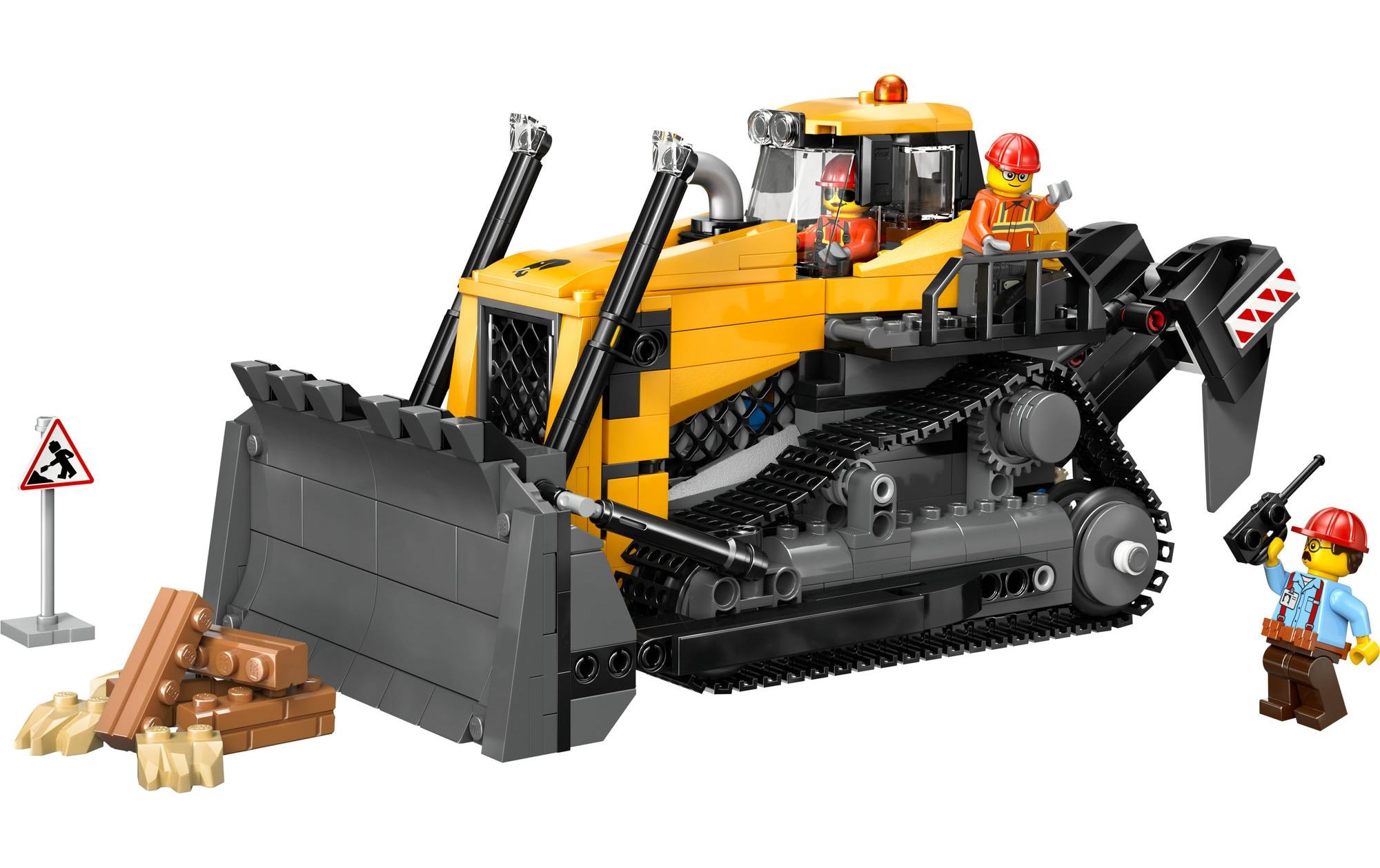 LEGO® Spielbausteine »City Gelber Bulldozer 60466«, (682 St.)