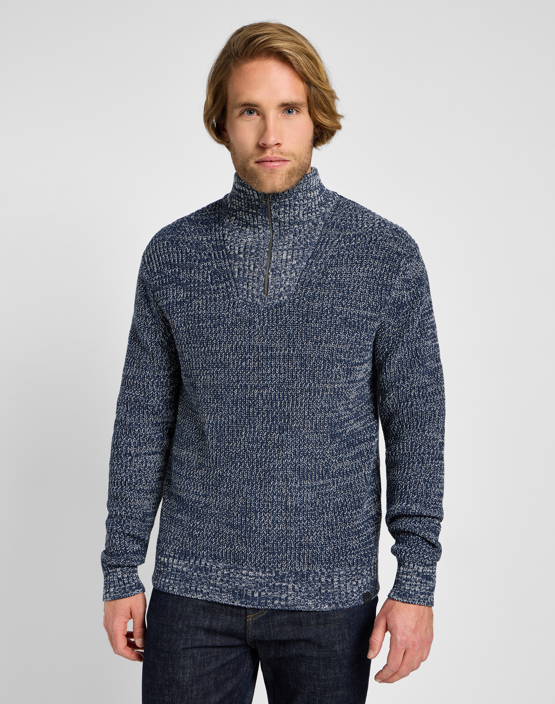 Troyer »HALF ZIP KNIT«, mit Reissverschluss