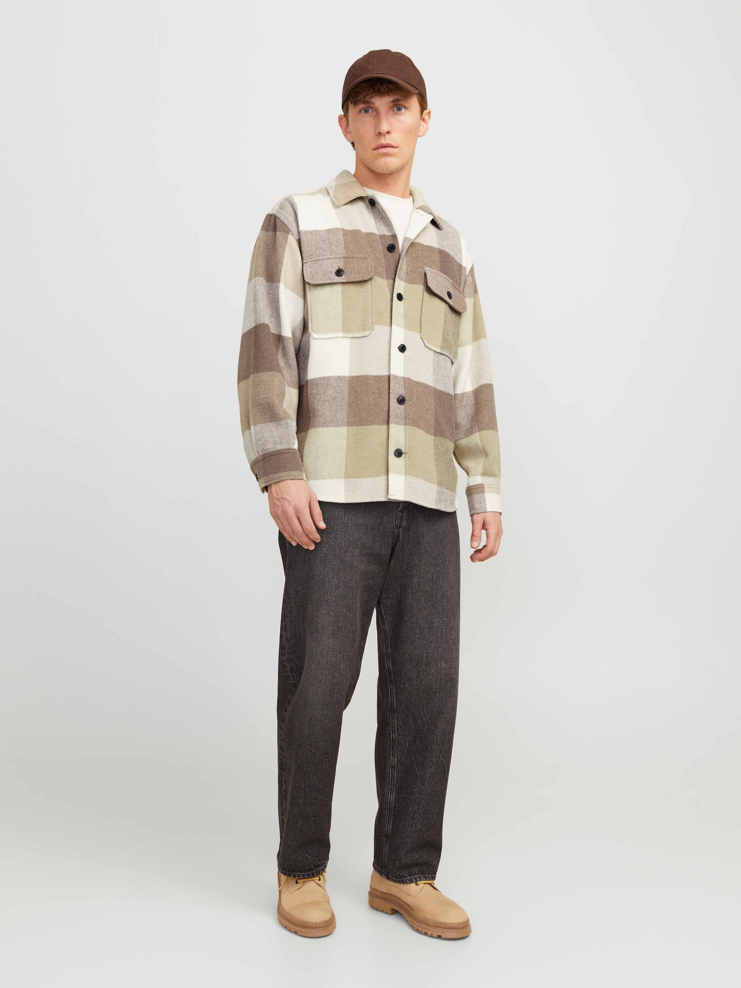 Jack & Jones Langarmhemd »JJEBRADLEY OLLIE OVERSHIRT LS NOOS«, mit Brusttaschen
