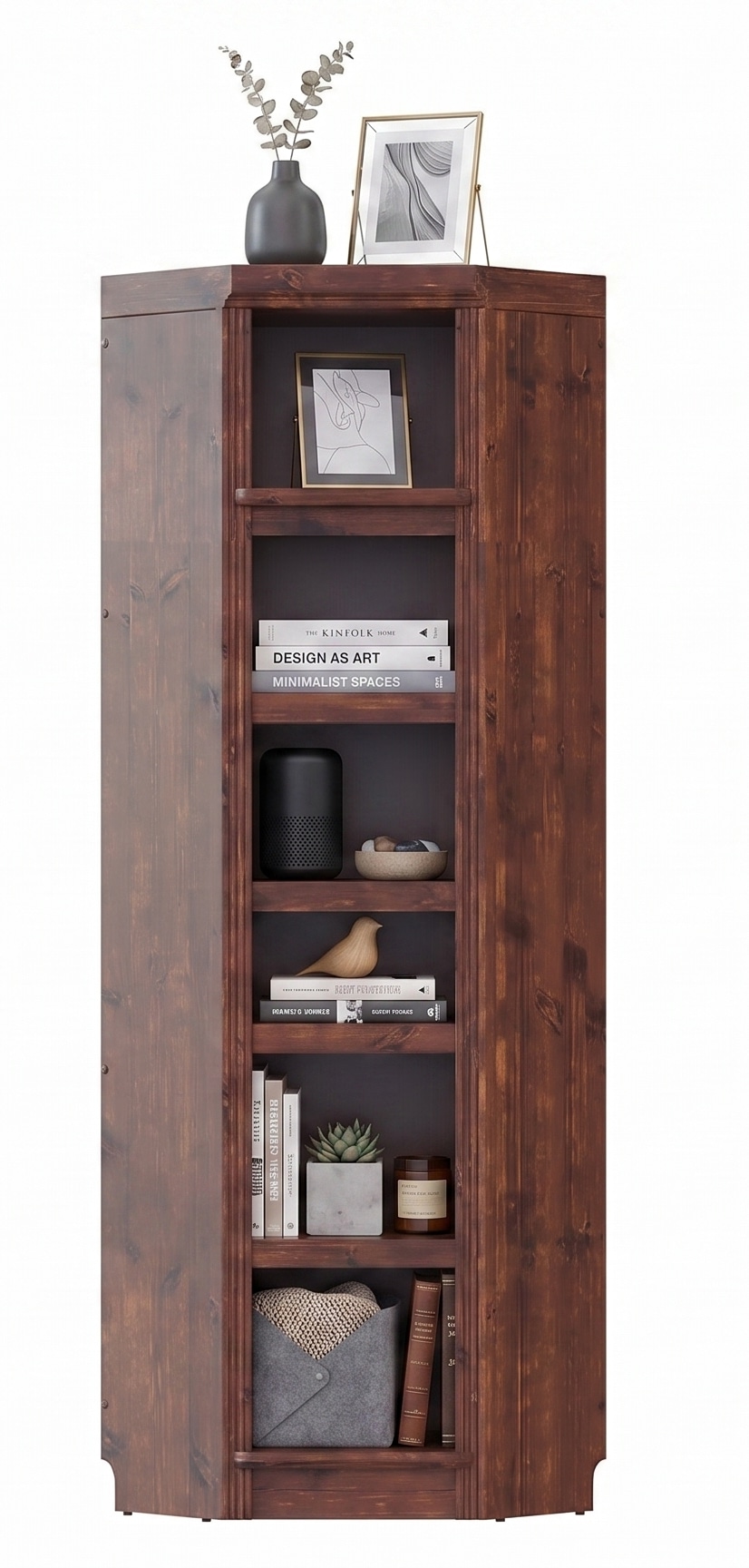 GOODproduct Étagère d'angle »Soeren Regal Höhe 220 cm, massive Kiefer, FSC®-zertifiziert« adapté aux étagères Soeren d’une profondeur de 29 cm