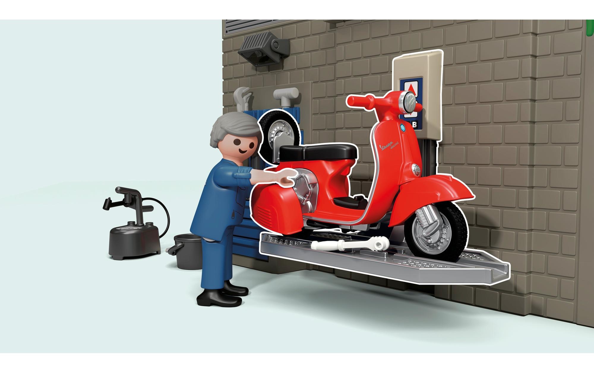 Playmobil® Spielbausteine »Vespa 60er Garage 71620«, (88 St.)