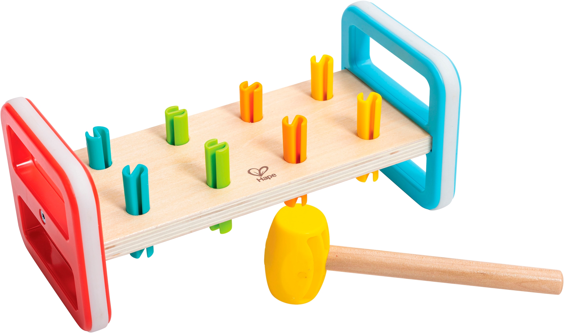 Hape Banc de frappe »Regenbogen-Klopfbank«