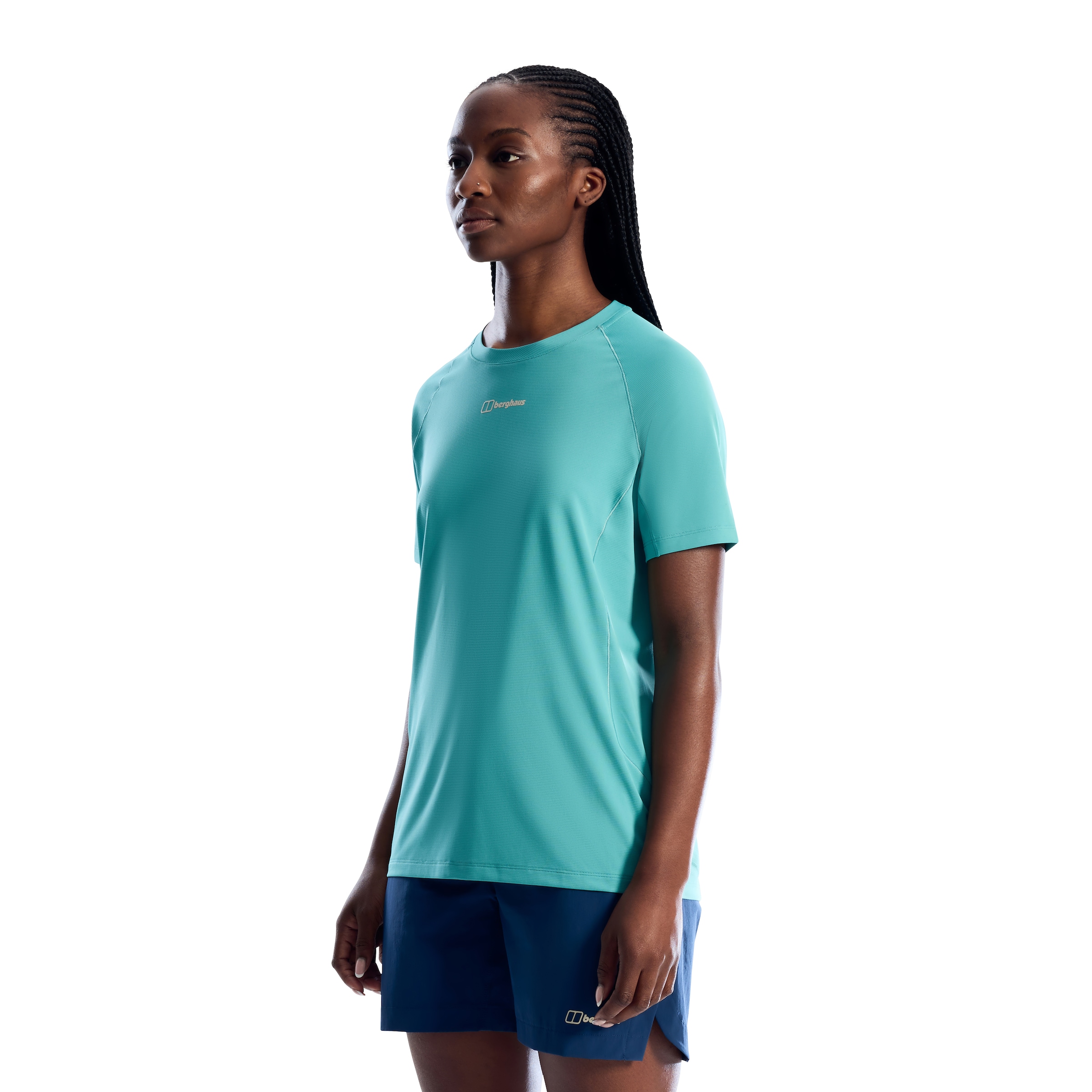 Berghaus T-shirt »BOWBURN TECH TEE AF« mit Rundhalsausschnitt, Kurzarm, für Sport- und Outdooranlässe