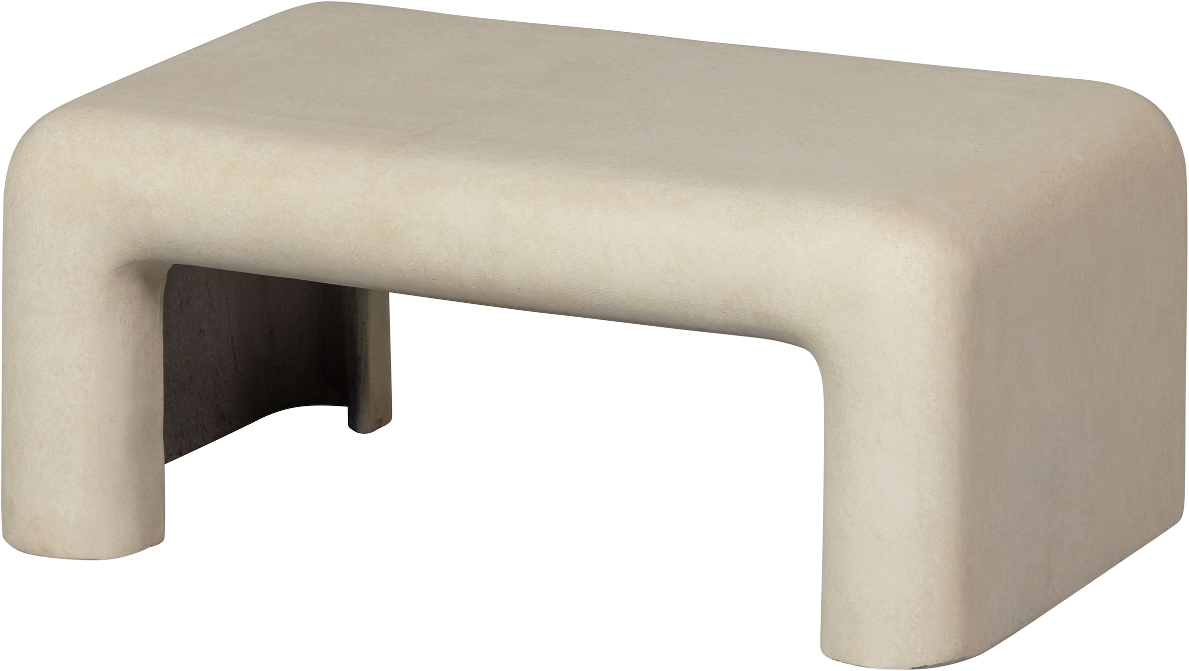 WOOOD Couchtisch »Stani 2-tlg. aus Fiberclay in Betonoptik 92x42x40 / 67x24x30 cm« Set, 2 Stk. tlg. Tragkraft 15 kg pro Einheit, nur für den Innenbereich geeignet
