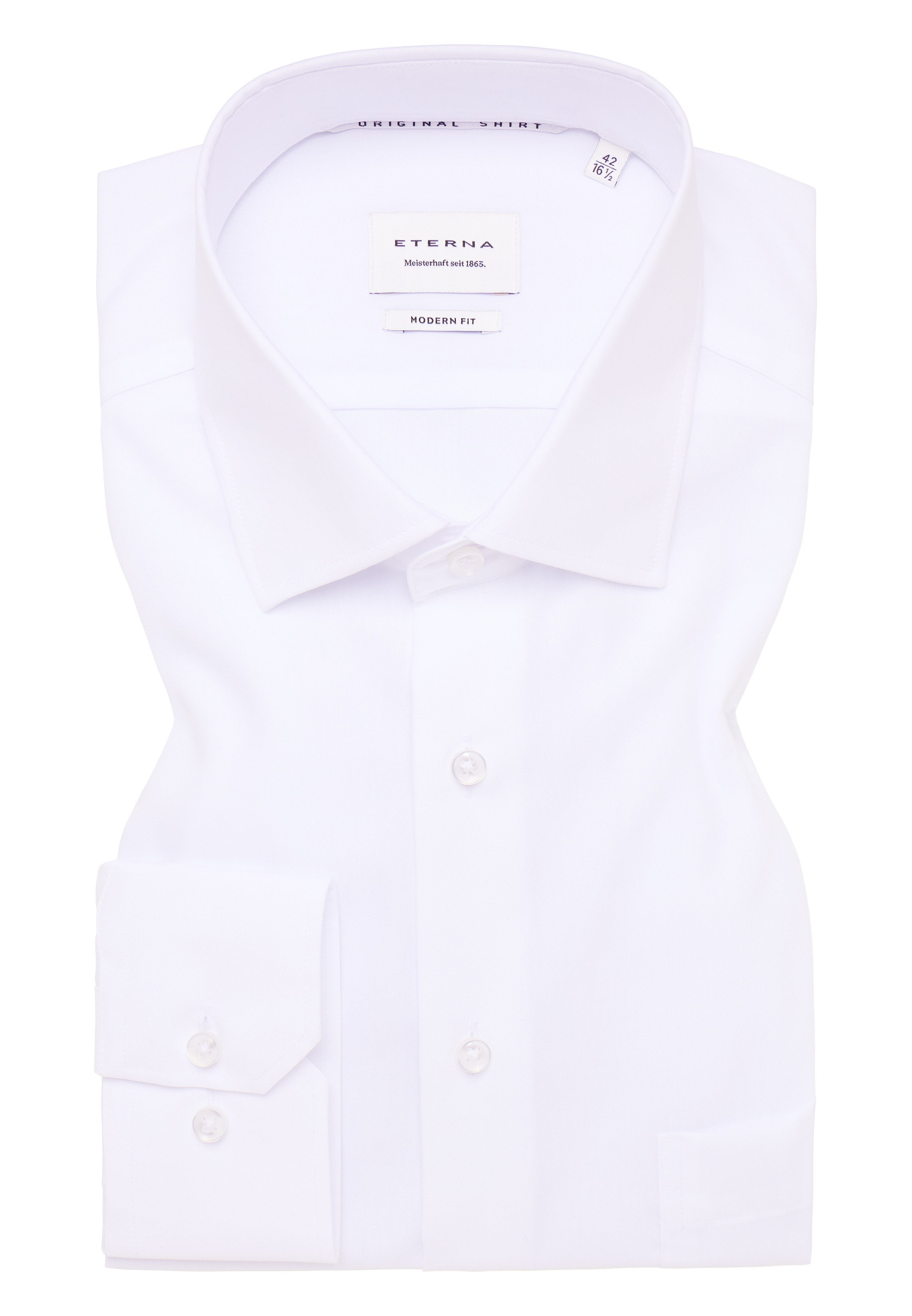 Eterna Langarmhemd »MODERN FIT«, NON IRON (bügelfrei)