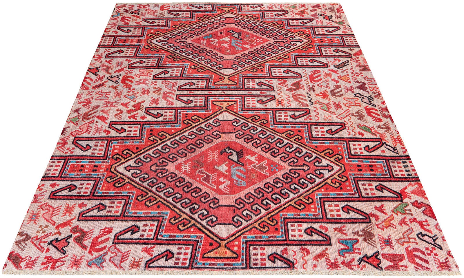 Image of Obsession Teppich »My Ethno 264«, rechteckig, 6 mm Höhe, recycelte Materialien, mit Fransen, waschbar, In- und Outdoor geeignet, Wohnzimmer bei Ackermann Versand Schweiz