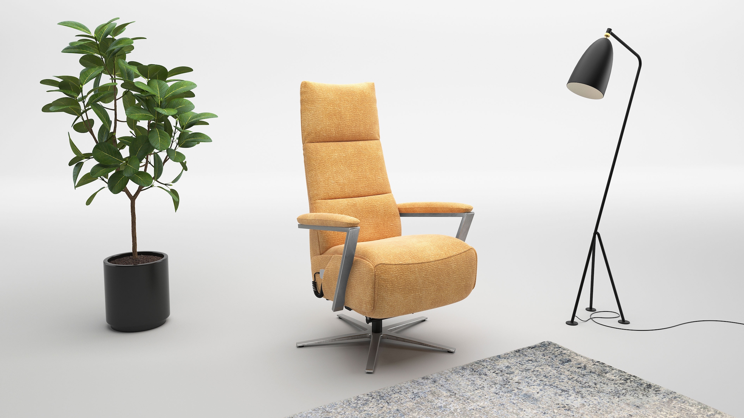 Image of sit&more TV-Sessel "Vario Comfort, inkl. Kopfteilverstellung & 360 Drehfunktion" inkl. Herz-Waage-Funktion & 3 Motoren, Höhe der Armlehnen 64cm