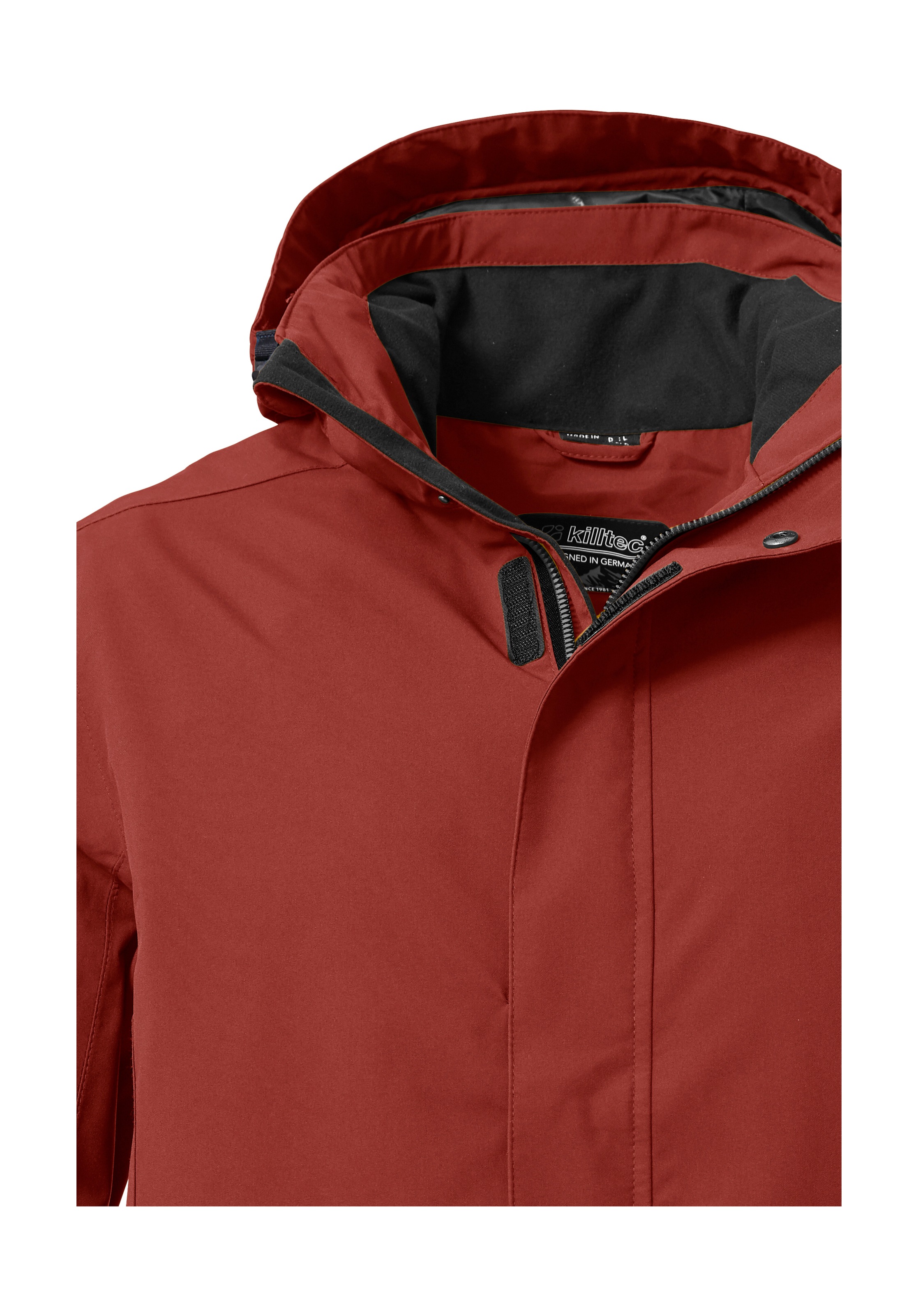 Killtec Outdoorjacke »KOS 87 MN JCKT_XENIOS«, 100% wasser- und winddicht, abzippbare Kapuze, verstellbare Bündchen