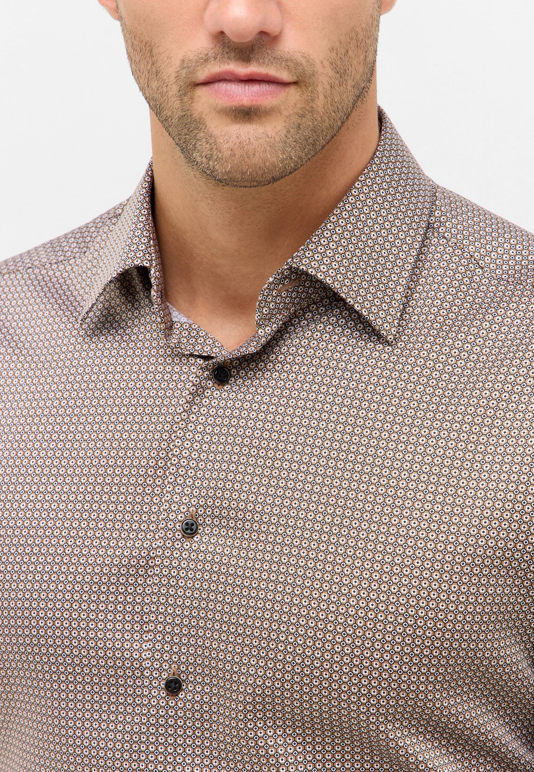 Eterna Langarmhemd »MODERN FIT« NON IRON (bügelfrei)