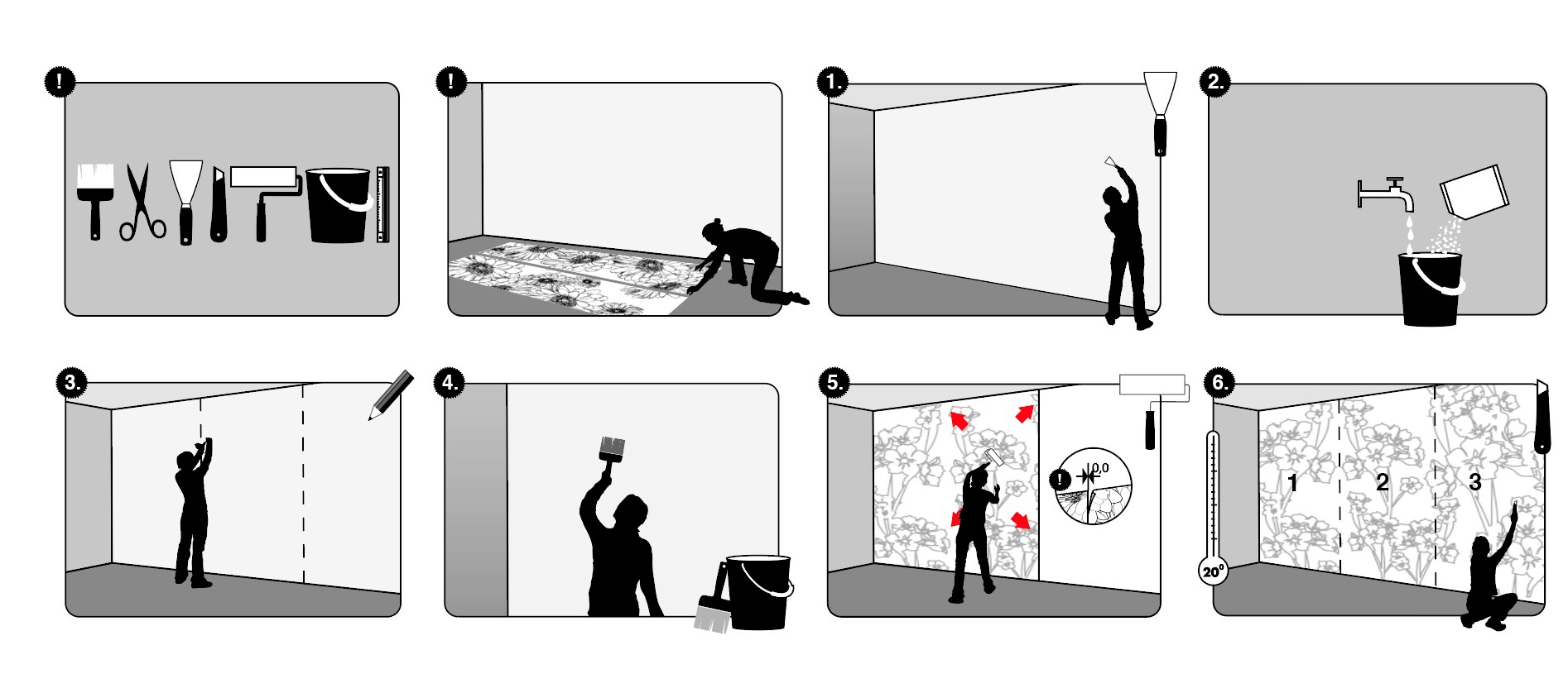 Komar Papier peint intissé »Digitaldruck Vlies -  Pines - Grösse 400 x 280 cm« imprimé Wohnzimmer, Schlafzimmer