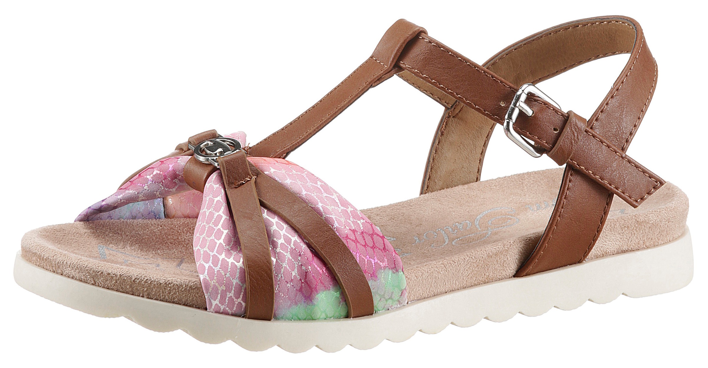 Image of TOM TAILOR Riemchensandale, im Reptilienprägung bei Ackermann Versand Schweiz