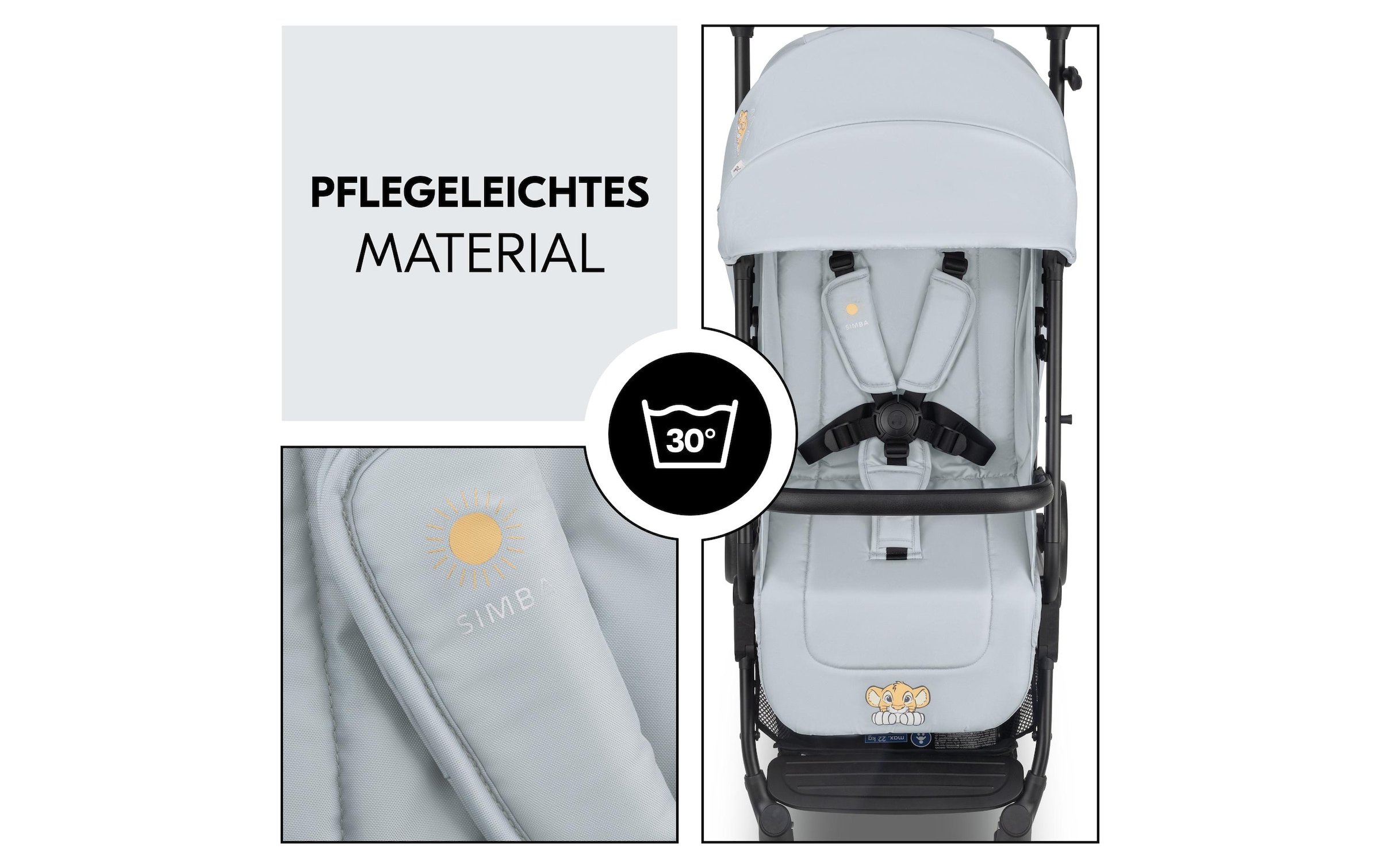 Hauck Poussette pour enfants »Travel N Care Simba« 25 kilos
