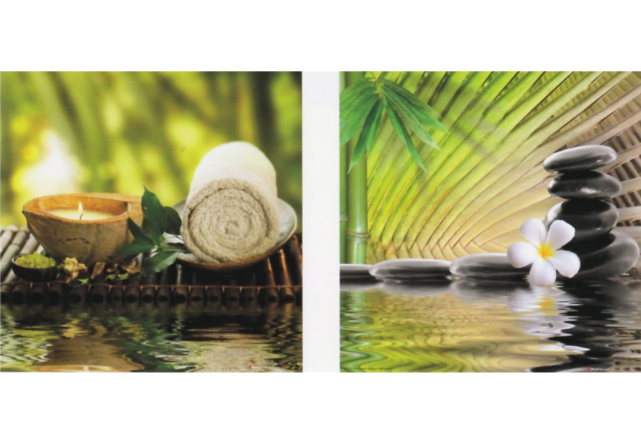 Image of Home affaire Wandbild »Ayurveda III / IV«, (Set), 2x 30/30 cm bei Ackermann Versand Schweiz