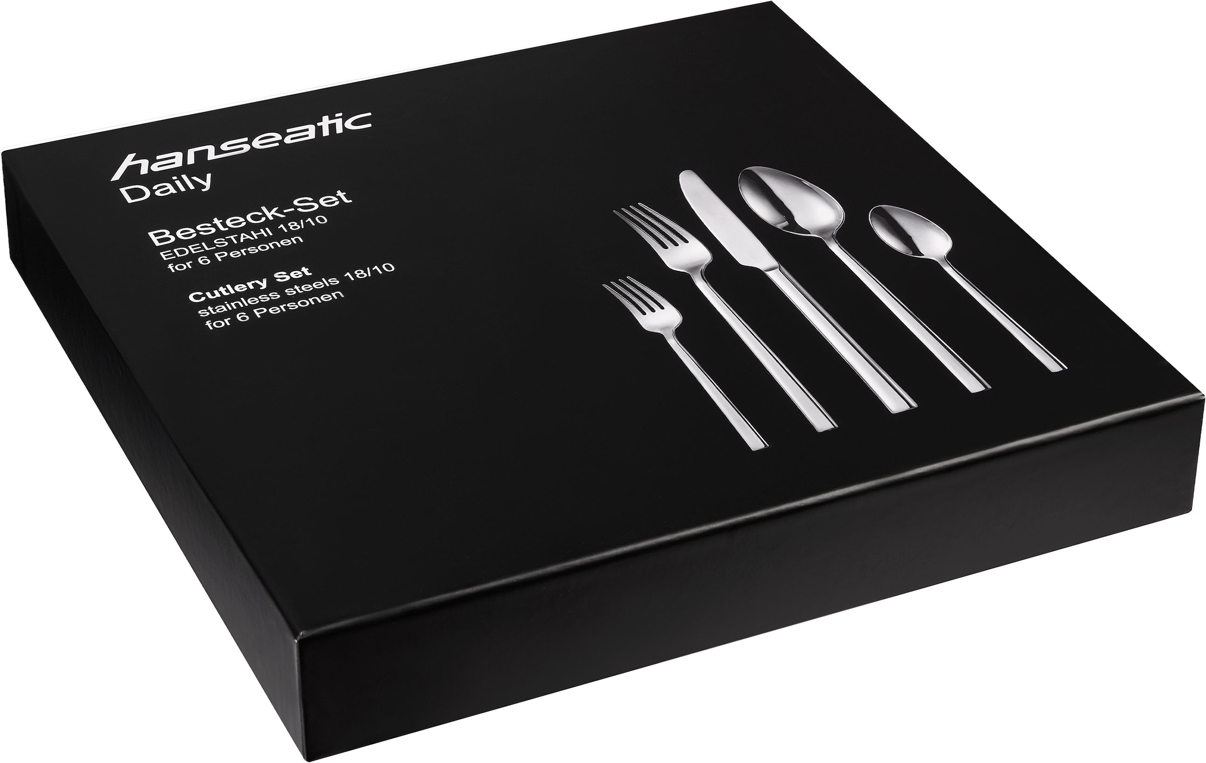 Hanseatic Set de couverts »DAILY« leichtes und minimalistisches Design