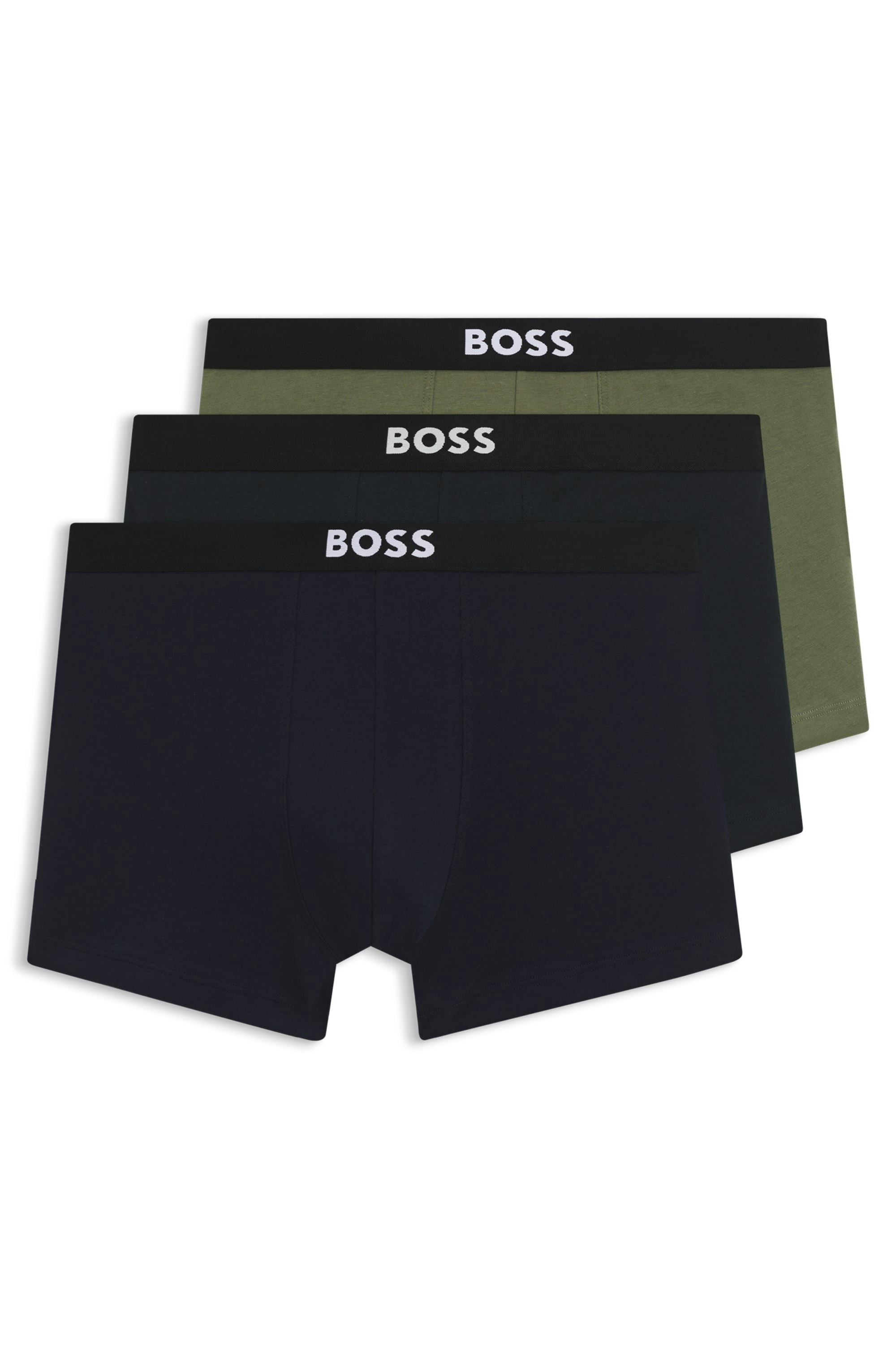 BOSS Trunk »3P Trunk BOSS ONE« mit unifarbenen Bund