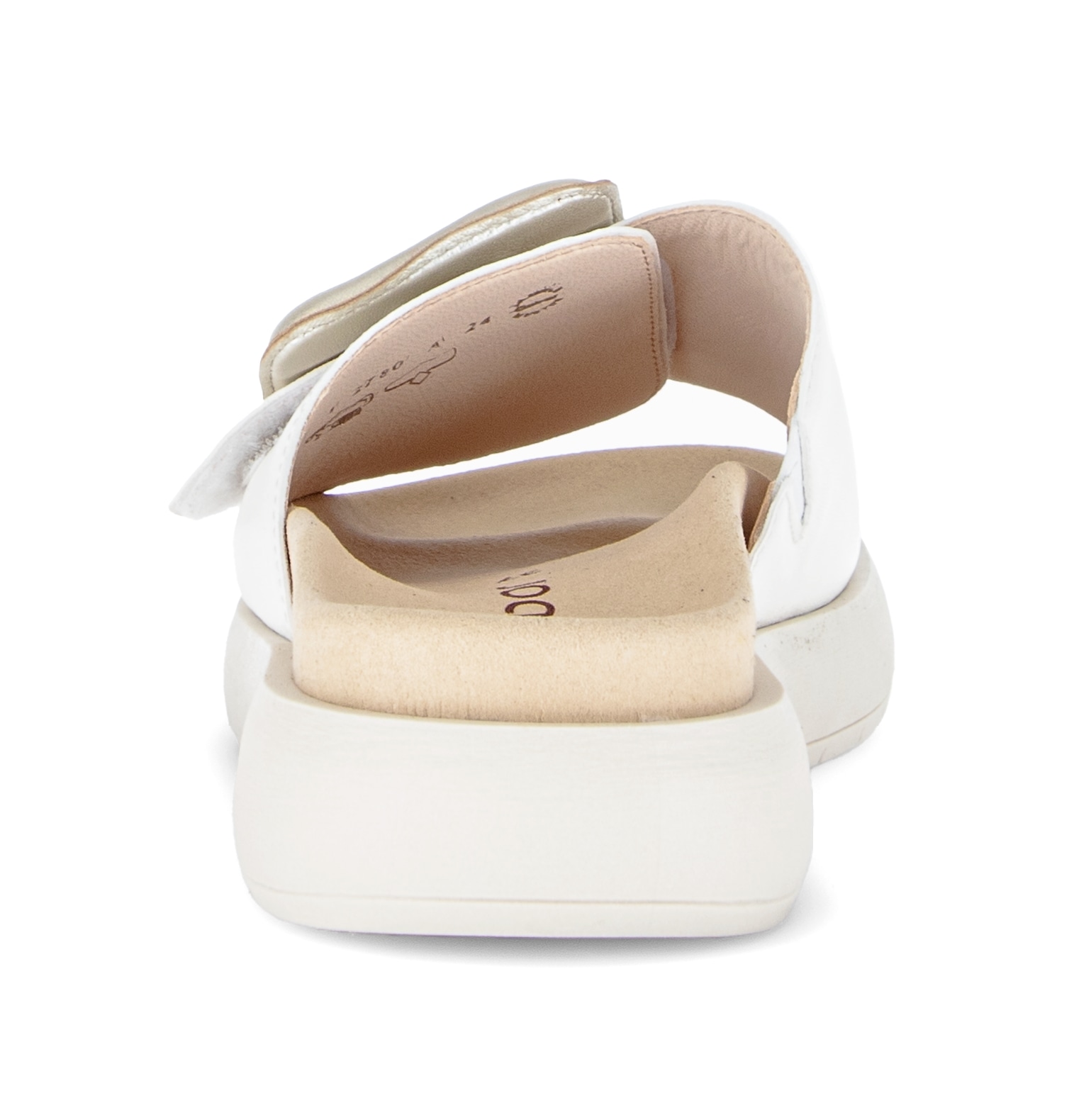 Gabor Pantolette  Plateau, Schlupfschuh, Sommerschuh mit grosser Zierschnalle