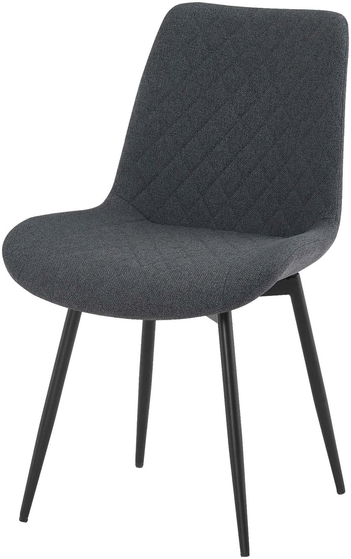 GOODproduct Ensemble de salle à manger »Juniper, Set, 5-tlg.« Ensemble, 5 tlg. Table 140x80 cm en imitation céramique sinterisée avec 4 chaises, pivotante à 360°
