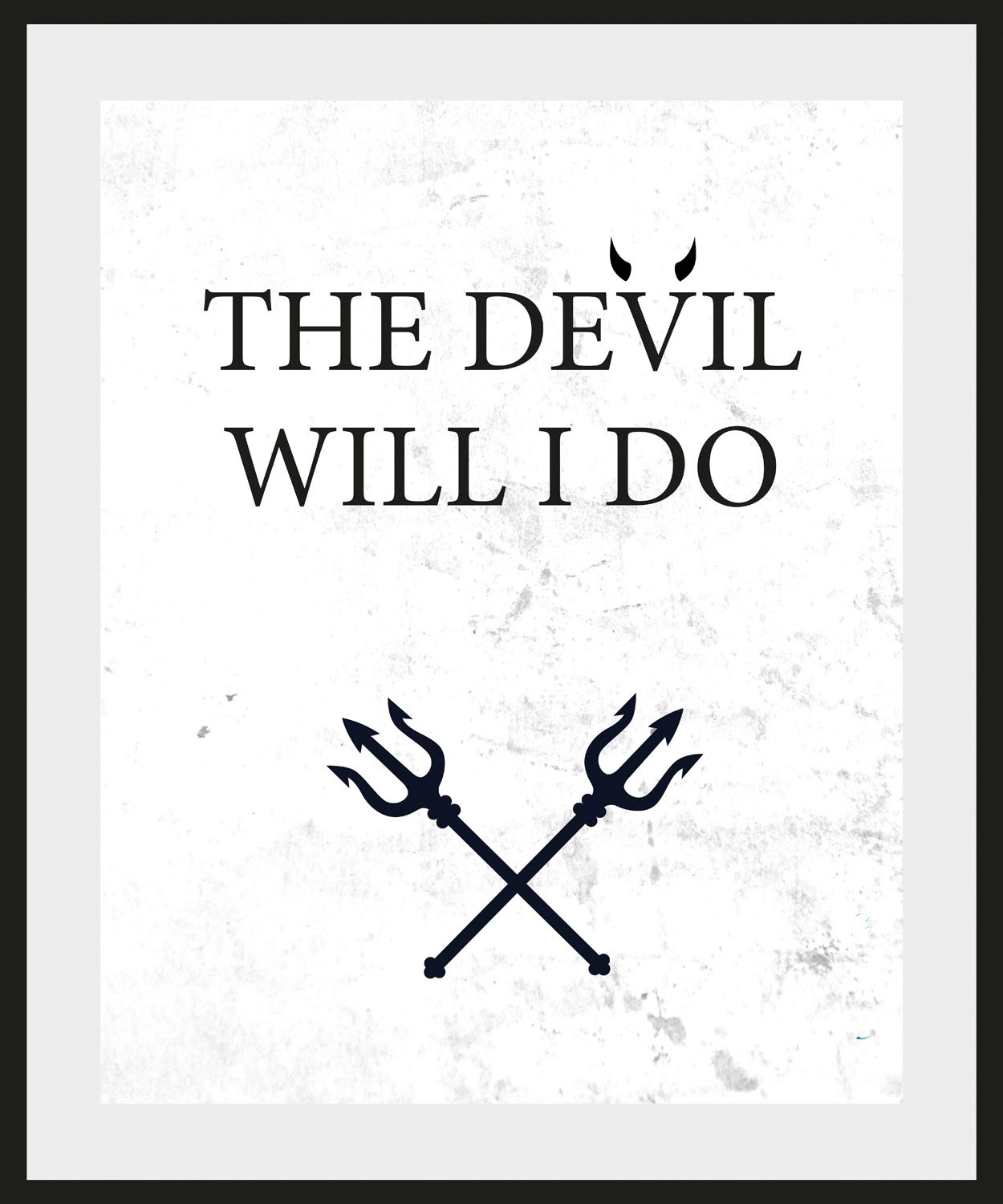 Image of queence Bild »THE DEVIL WILL I DO«, Schriftzug, (1 St.) bei Ackermann Versand Schweiz