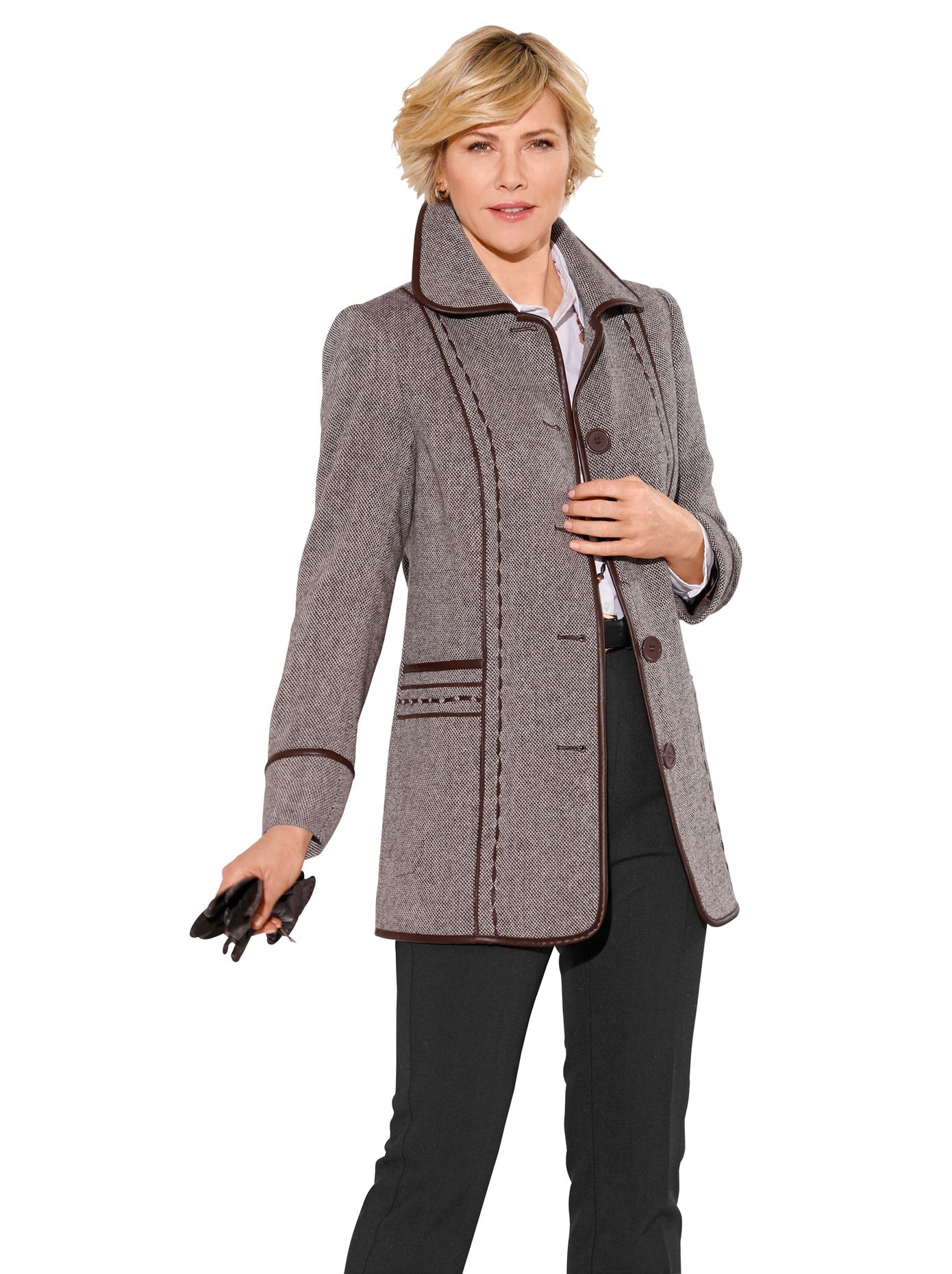 Classic Wolljacke, ohne Kapuze kaufen