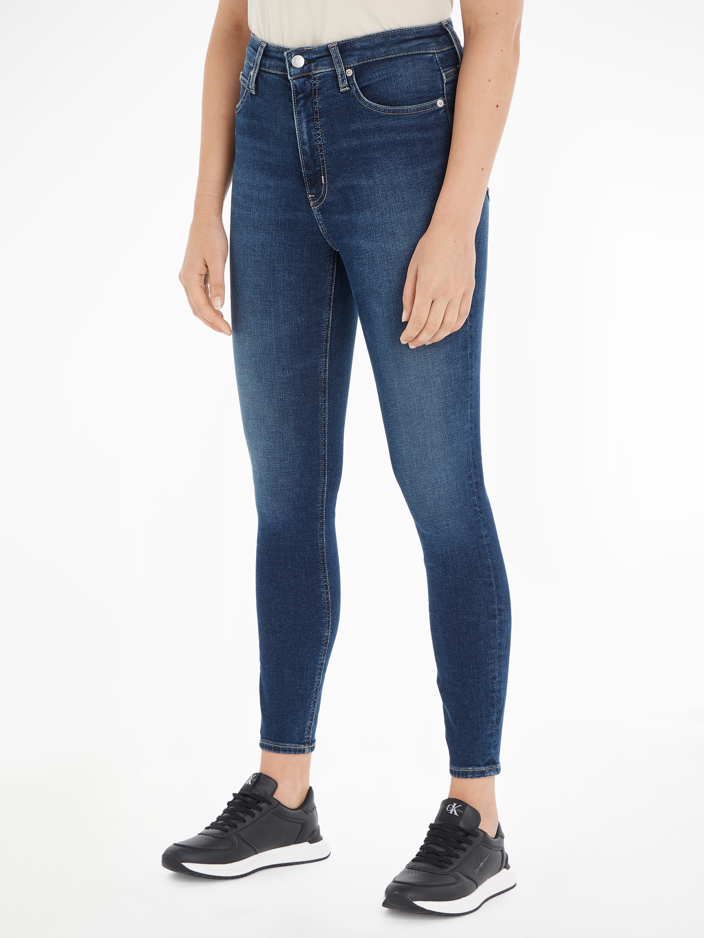 Ankle-Jeans »HIGH RISE SUPER SKINNY ANKLE«, mit hohem Bund