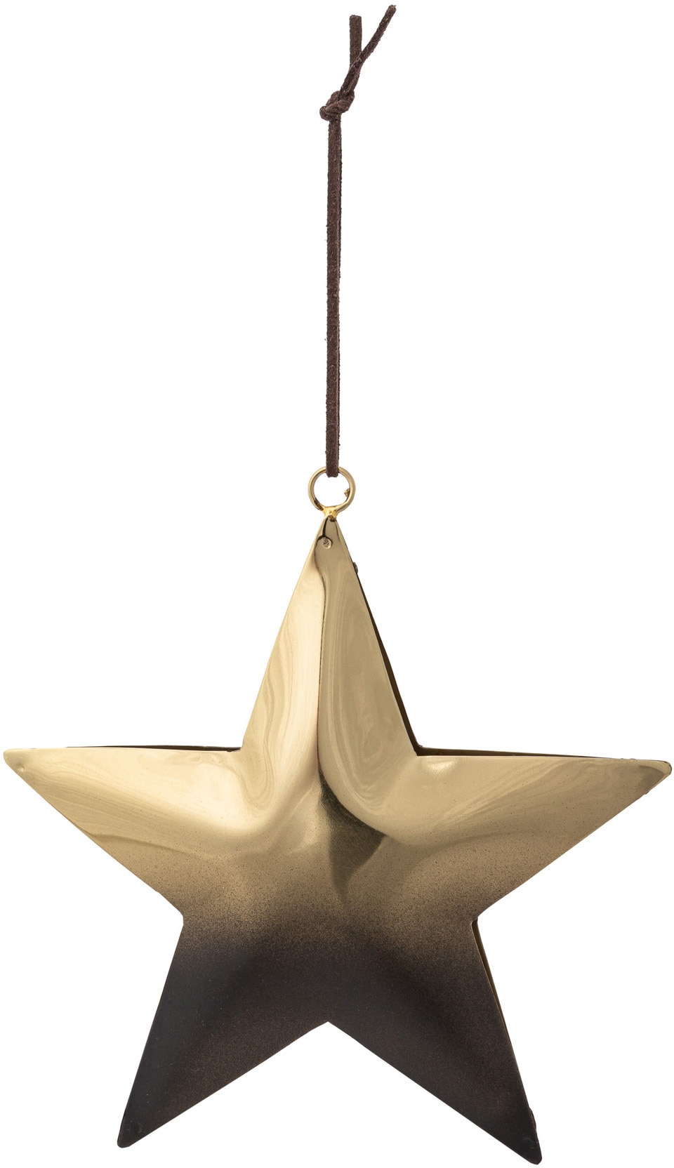 Creativ deco Dekostern »Weihnachtsstern, Weihnachtsdeko, Christbaumschmuck«, (12 St.), mit Farbverlauf und Aufhänge-Band