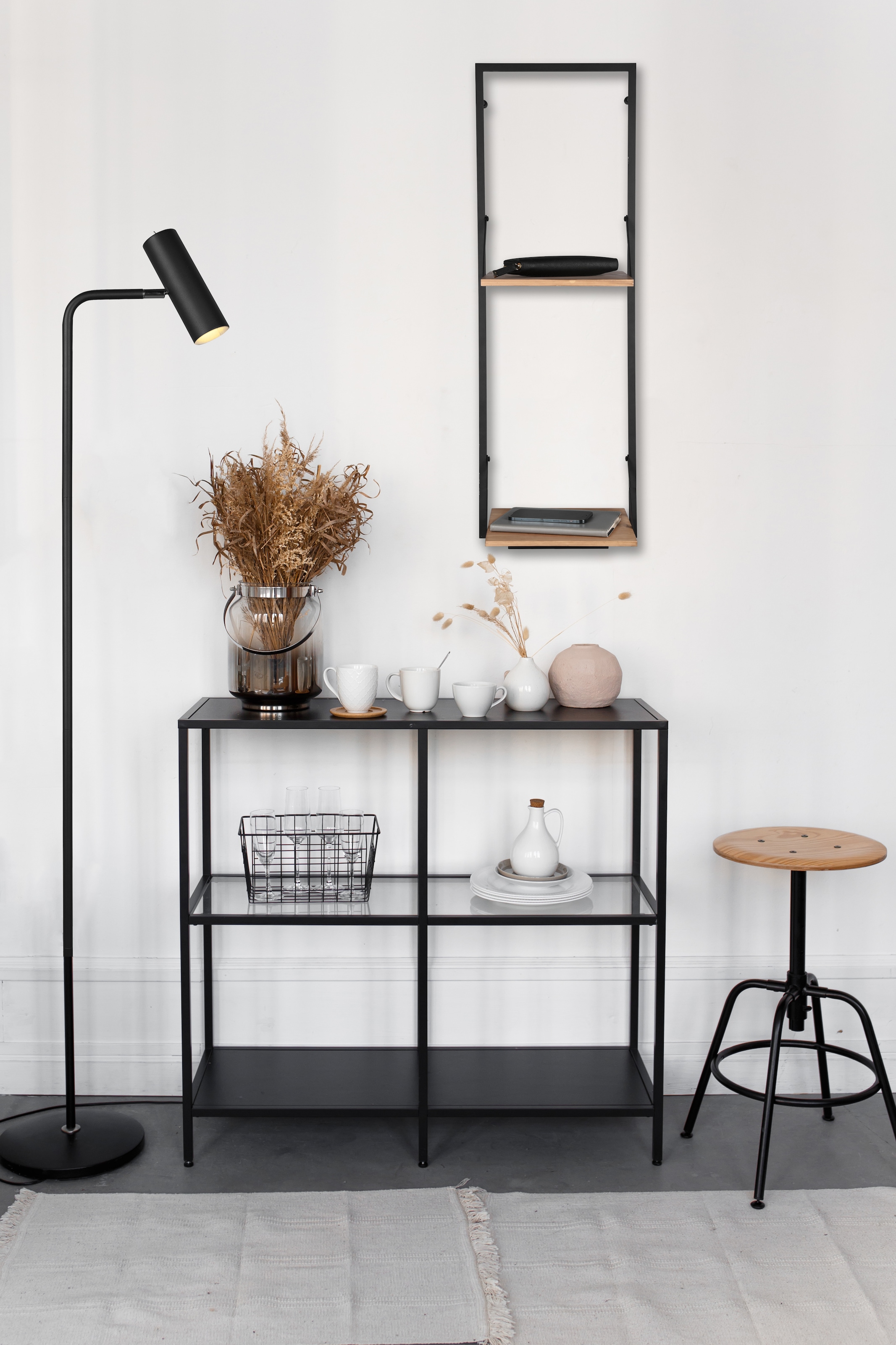 MIRRORS AND MORE Wandregal »Leonie« 1 Stk. tlg.