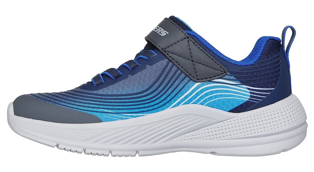 Skechers Sneaker »MICROSPEC ADVANCE«  Klettschuh in cooler Farbkombination, Grössenschablone zum Download