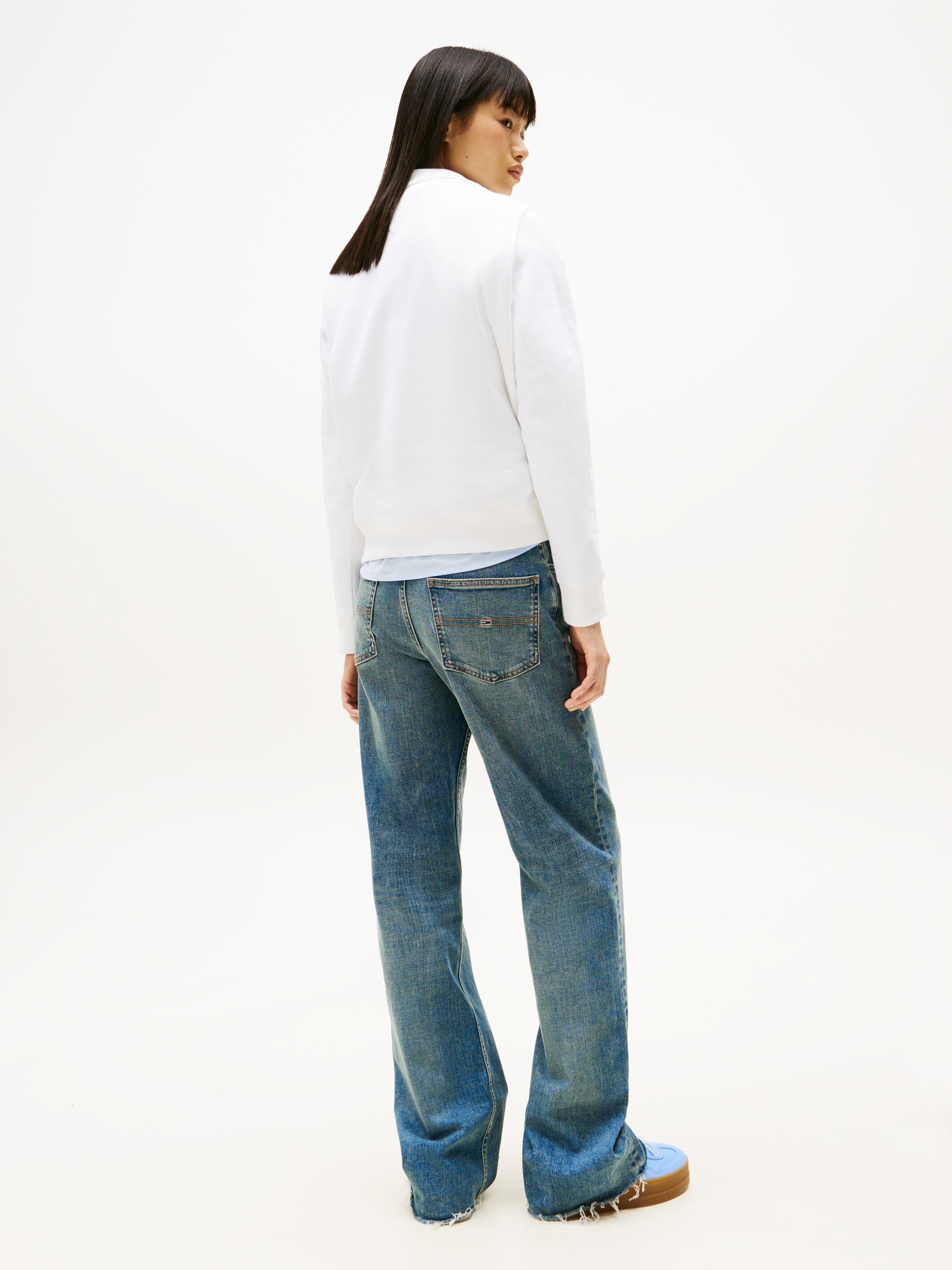 Tommy Jeans Sweatshirt »TJW REG S FLAG CREW«, mit Logostickerei