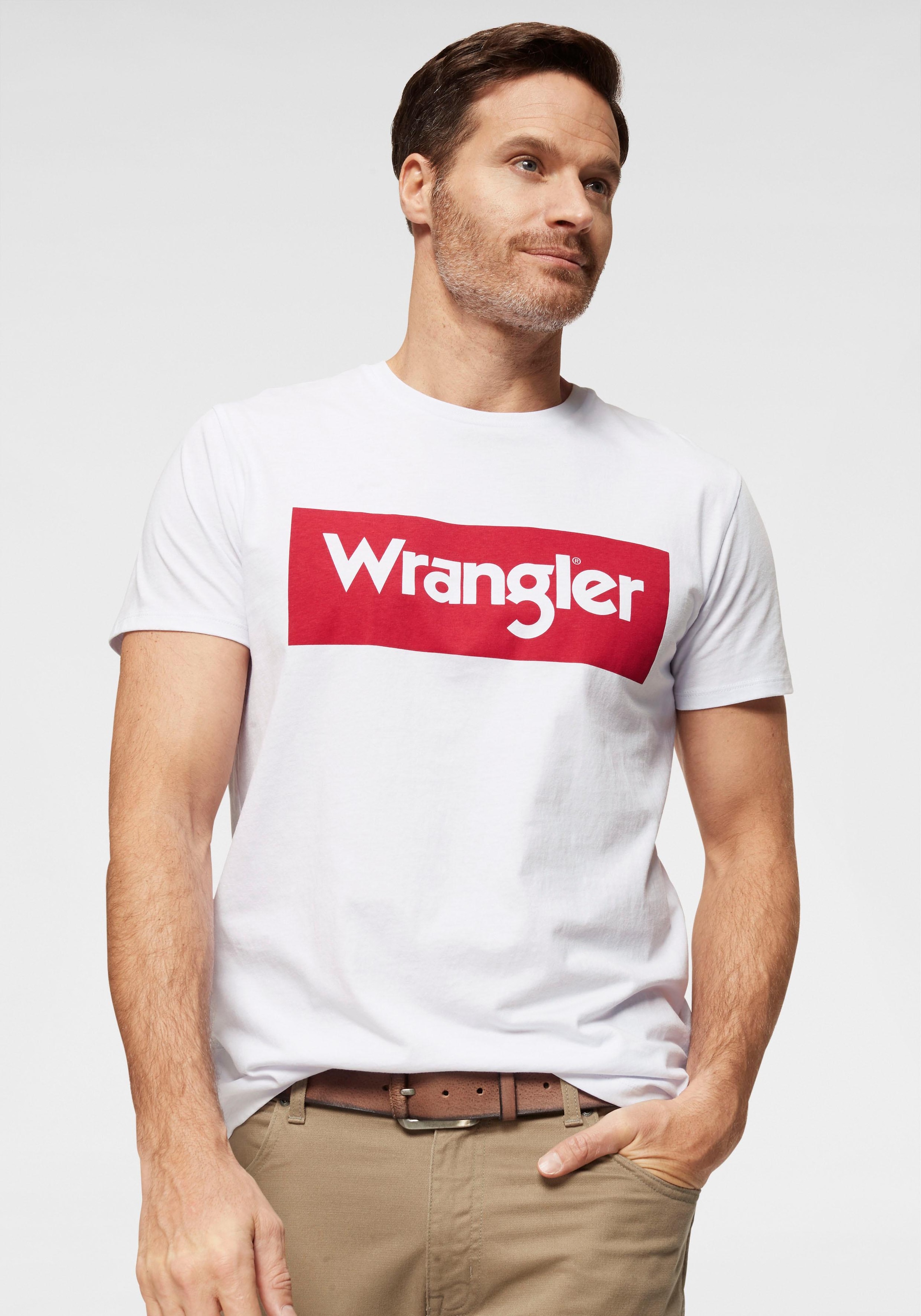 Image of Wrangler T-Shirt »SS LOGO TEE« bei Ackermann Versand Schweiz