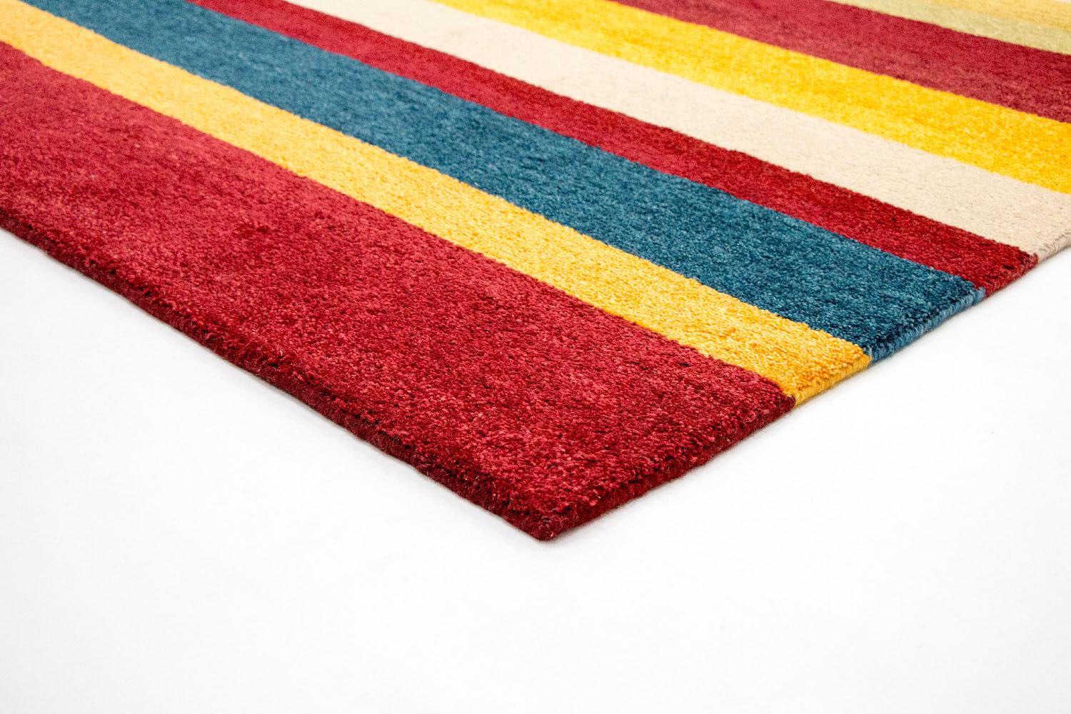 Teppich morgenland handgeknüpft »Gabbeh Wollteppich rechteckig, kaufen handgeknüpft mehrfarbig«, günstig
