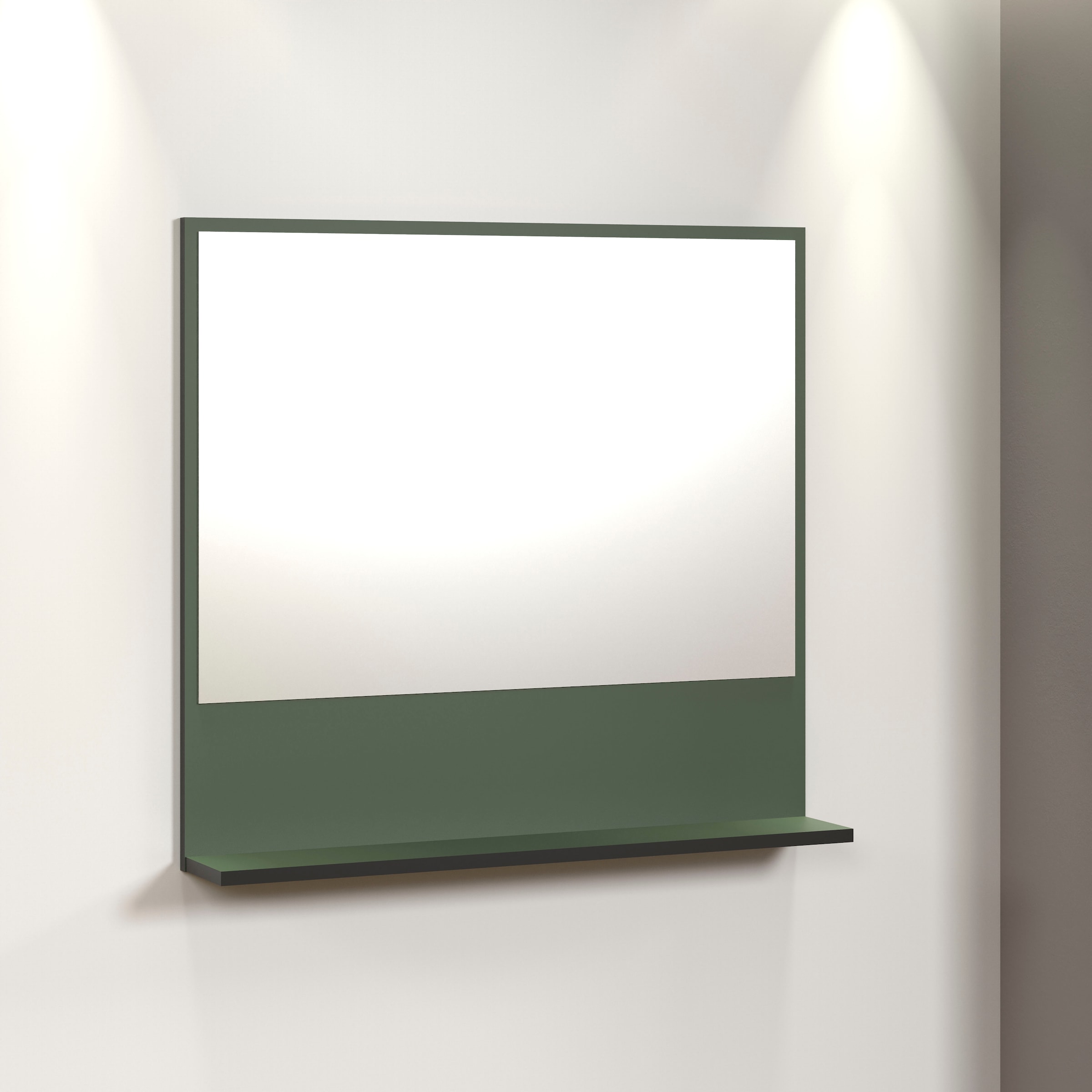 Image of welltime Badspiegel "Amrum" Wandspiegel mit Ablage - (B/T/H) wahlweise 60 bis 80/14/74 cm