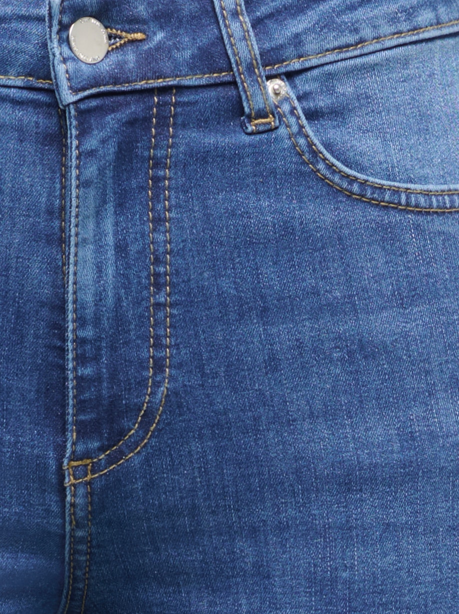 ONLY Jeans skinny »ONLLILO HW SKINNY ANK DNM AZG BF« mélange de coton