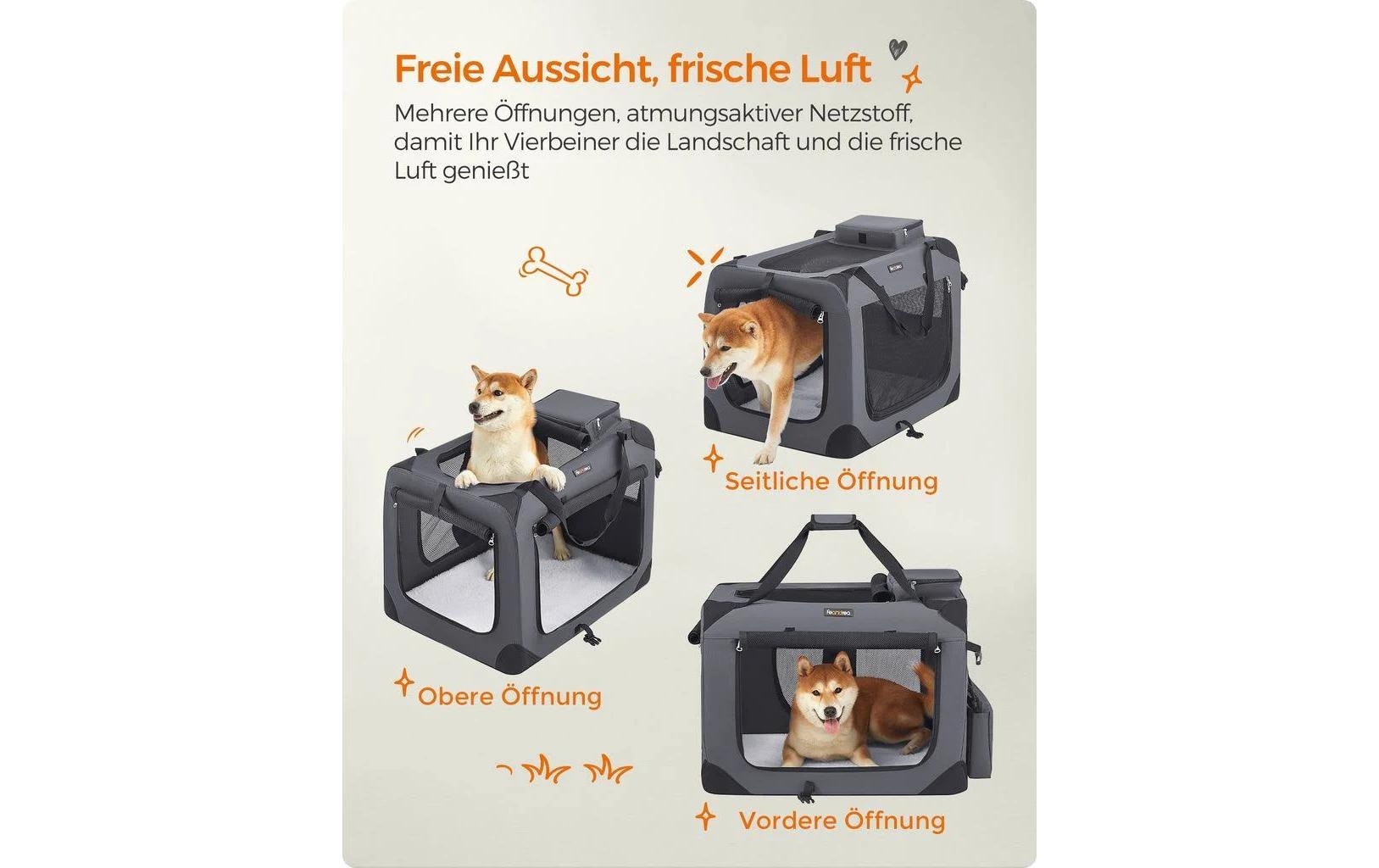 FEANDREA Tiertransportbox »für Hunde & Katzen M«
