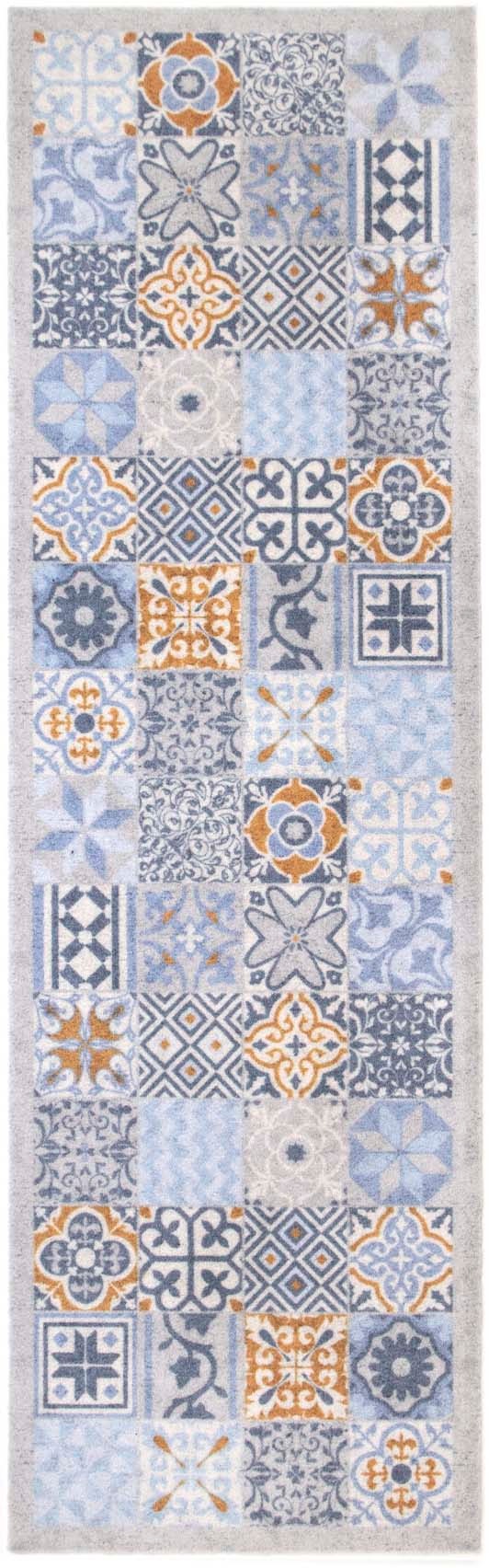 Image of Primaflor-Ideen in Textil Küchenläufer »MOROCCAN TILES«, rechteckig, 6,5 mm Höhe, Fliesen Design, Ornamente, Grösse 50x150 cm, rutschhemmend, waschbar, Küche bei Ackermann Versand Schweiz