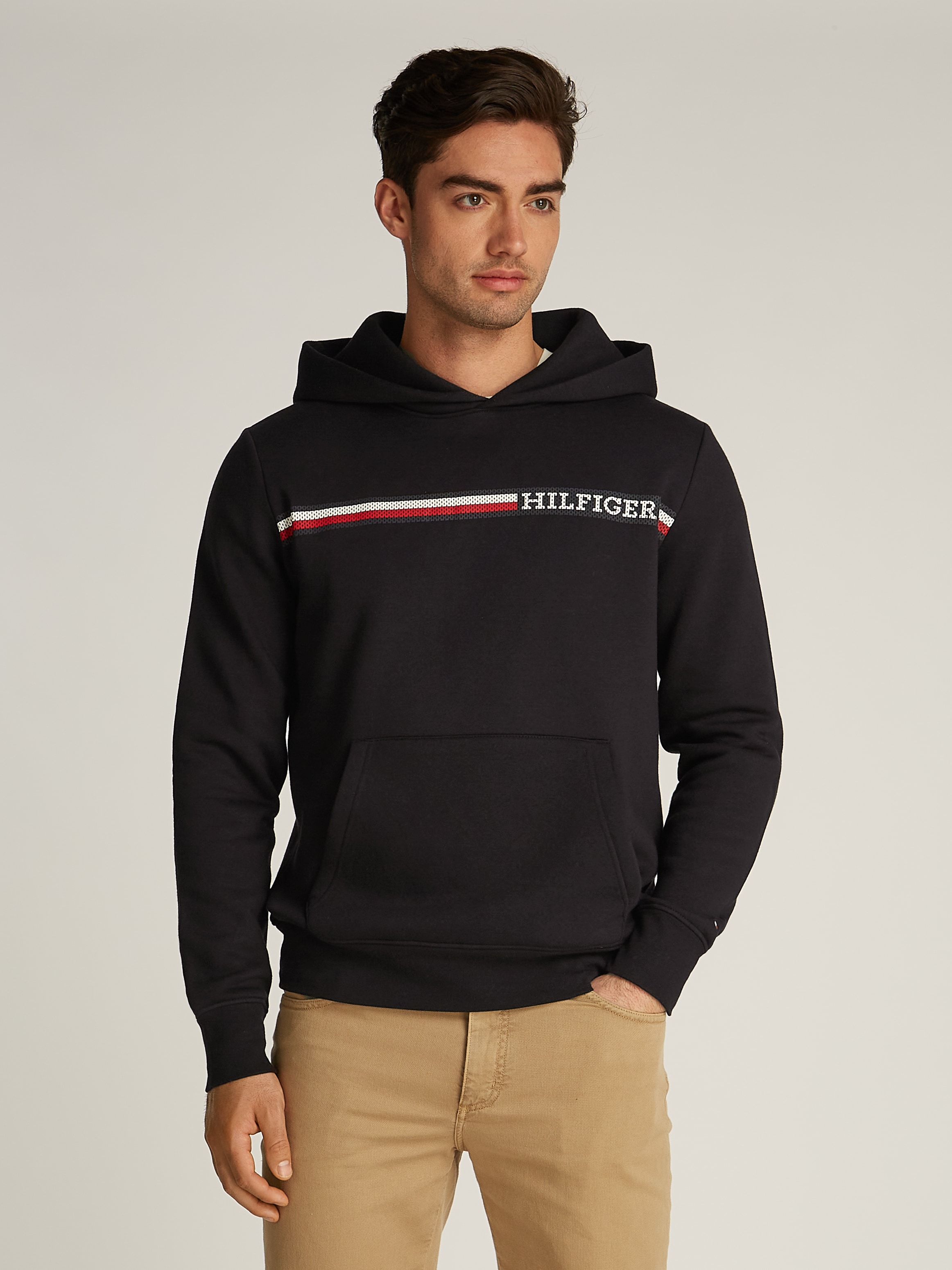 Tommy Hilfiger Hoodie »CHEST STRIPE HOODY«