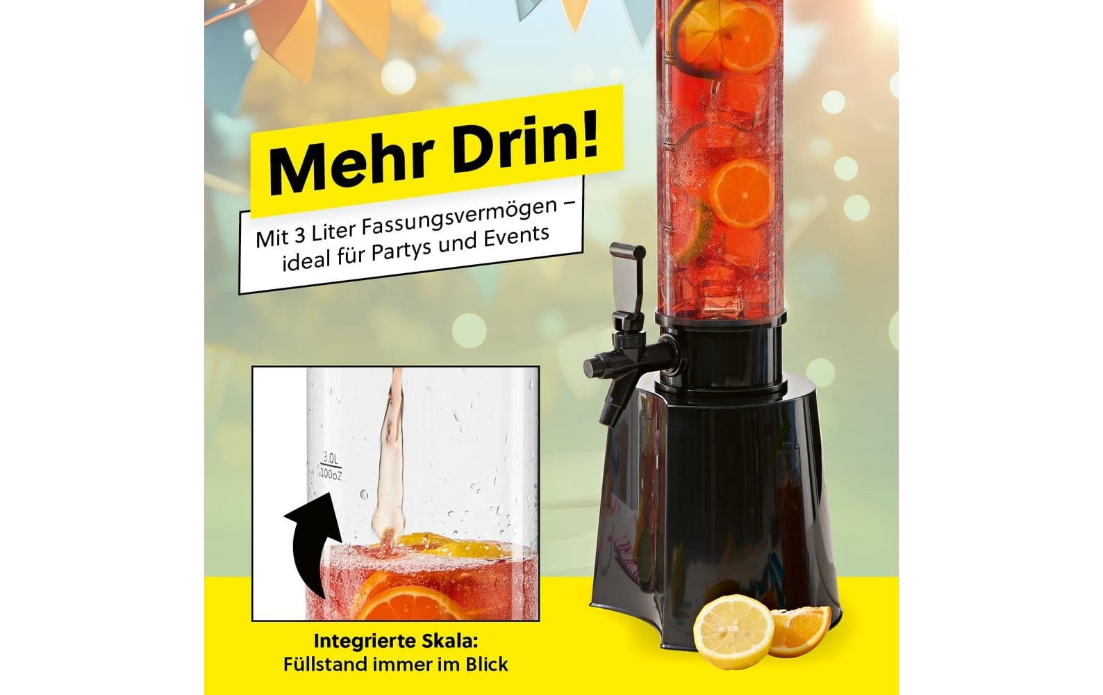 GOURMETmaxx Distributeur de boissons »3 l«
