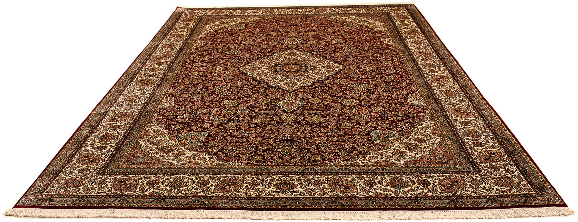 Image of morgenland Orientteppich »Perser - Classic - 337 x 246 cm - dunkelrot«, rechteckig, 10 mm Höhe, Wohnzimmer, Handgeknüpft, Einzelstück mit Zertifikat bei Ackermann Versand Schweiz