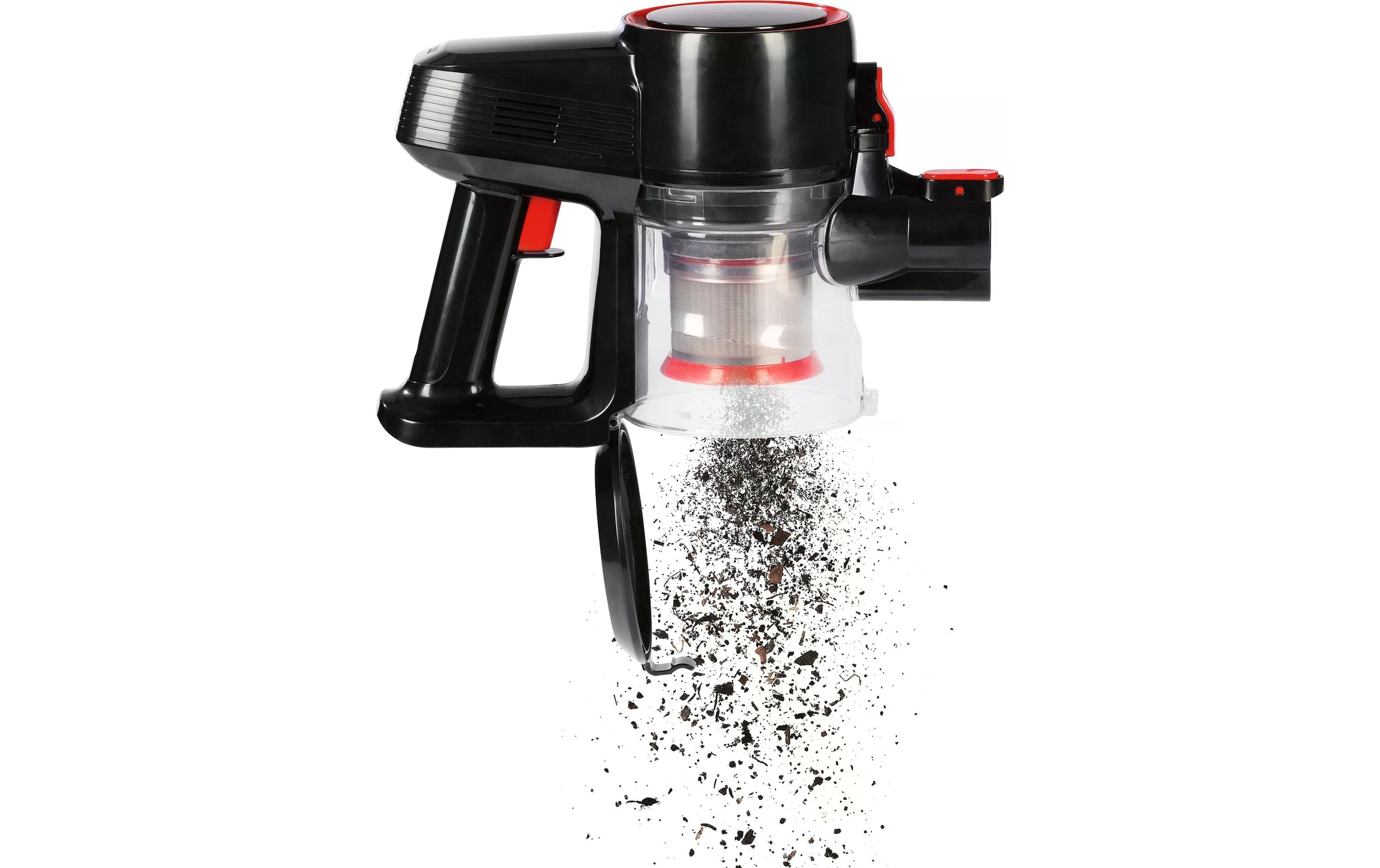CLEANmaxx Akku-Hand-und Stielstaubsauger »Rot/Schwarz«