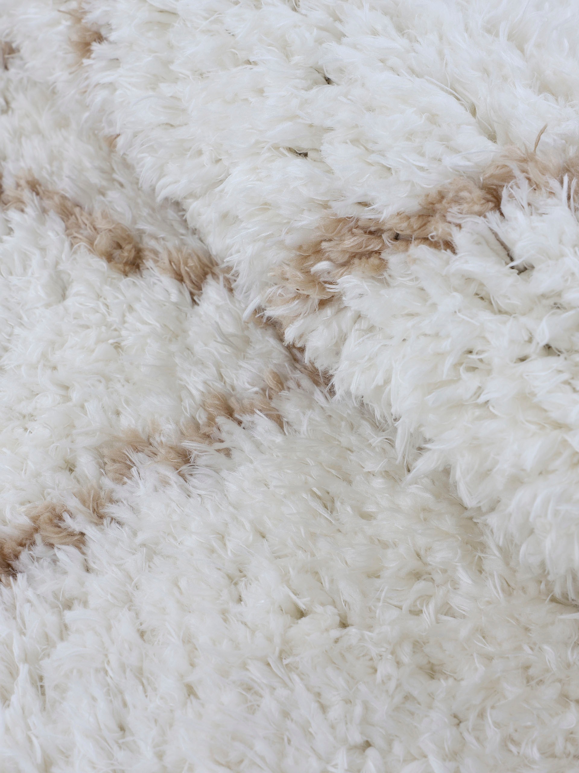 carpetfine Hochflor-Teppich »Eddy«, rund, 30 mm Höhe, Shaggy Langflor mit Fransen, starke Grössenauswahl, Wohnzimmer