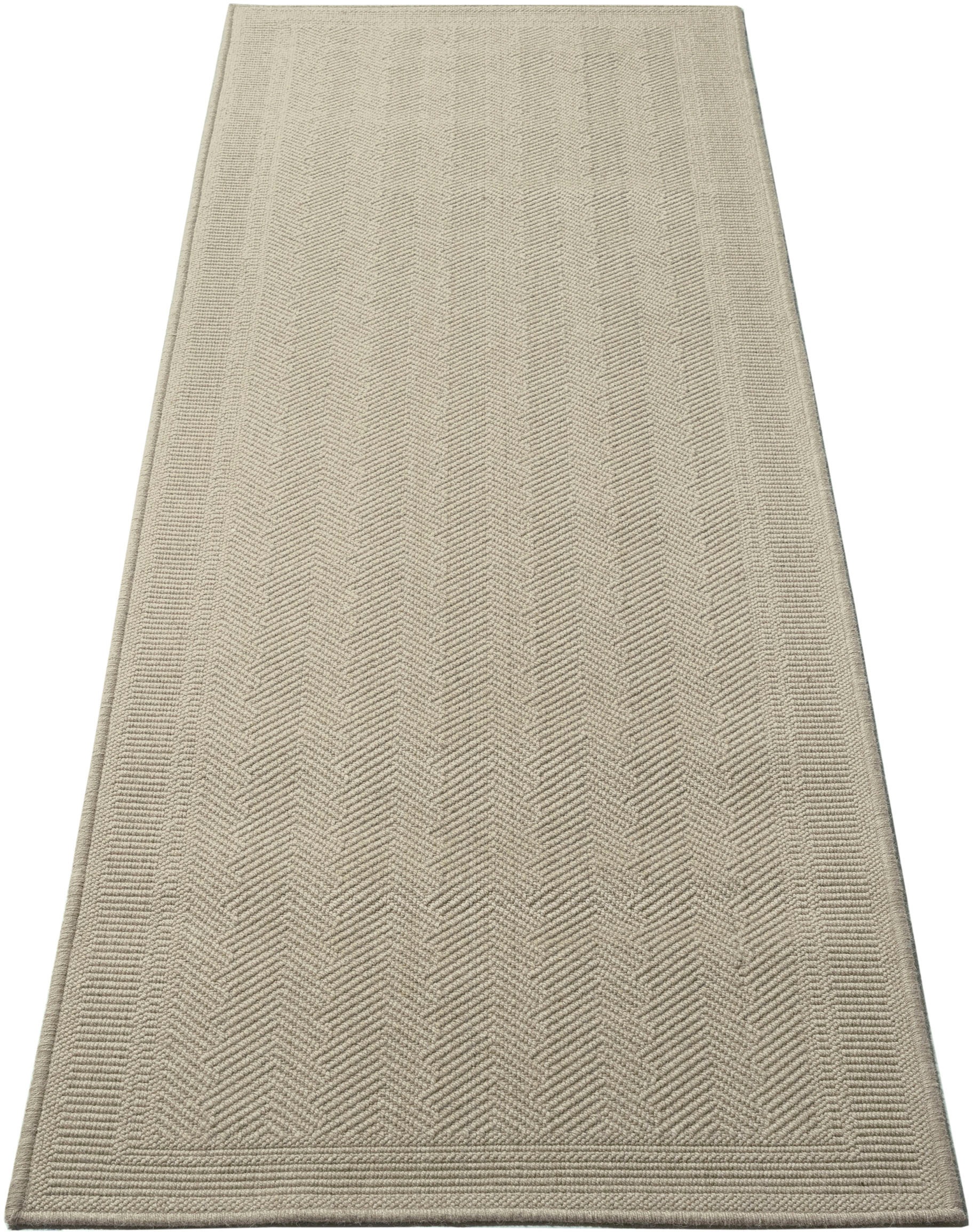 Image of my home Läufer »Aslan«, rechteckig, 7 mm Höhe, reine Wolle, Bordüre, einfarbiger Teppich-Läufer, idealer Teppich für Wohnzimmer, Schlafzimmer, Esszimmer, Flur, Diele bei Ackermann Versand Schweiz