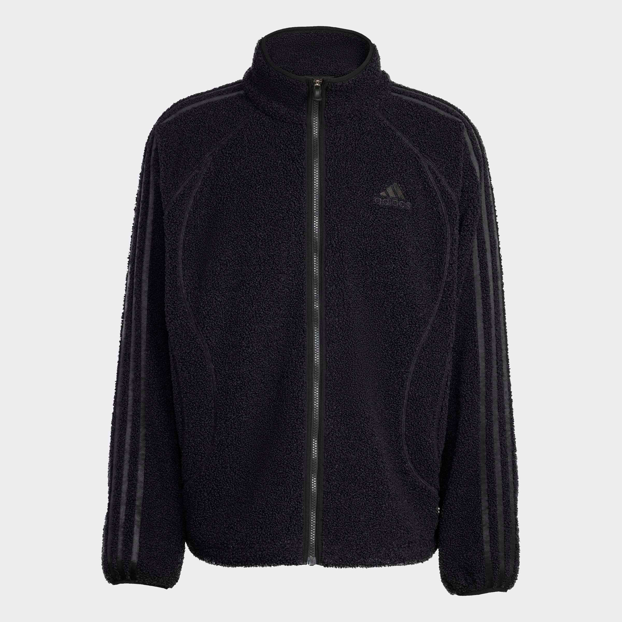 adidas Originals Veste d'entraînement »TG BORG TT« Fleecejacke für Erwachsene, lockere Passform, mit Stehkragen