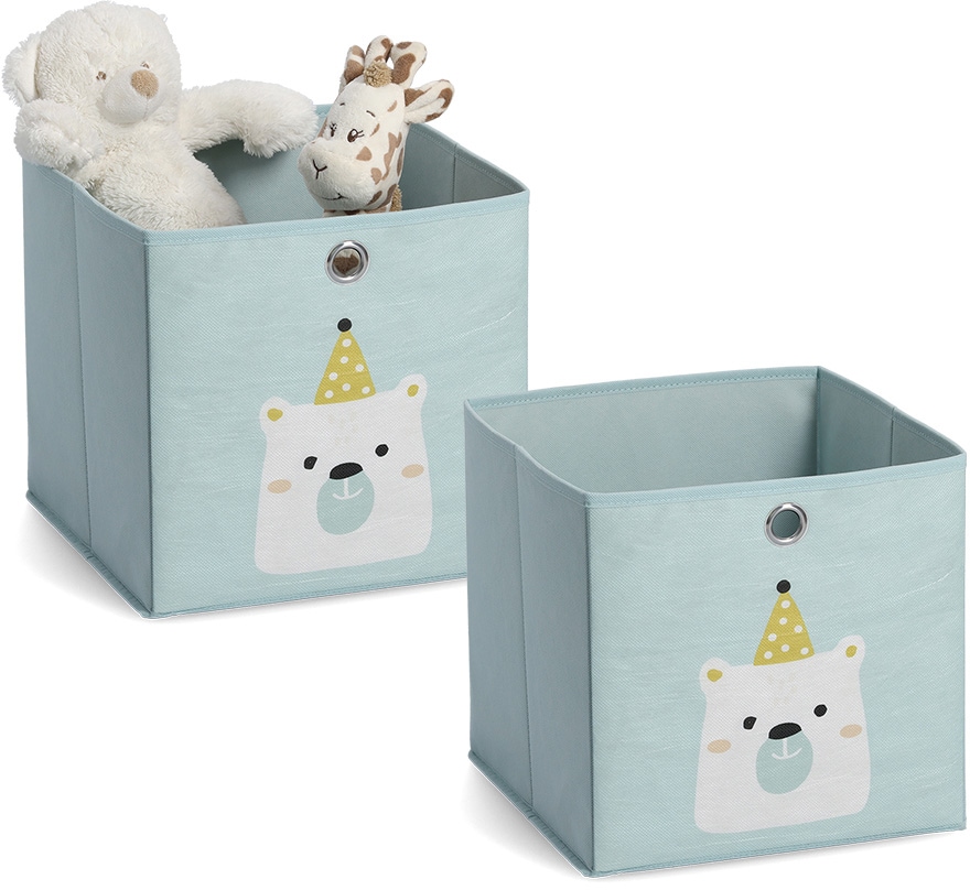 Image of Zeller Present Organizer "Icebear" Aufbewahrungsbox, platzsparend klappbar, Vlies