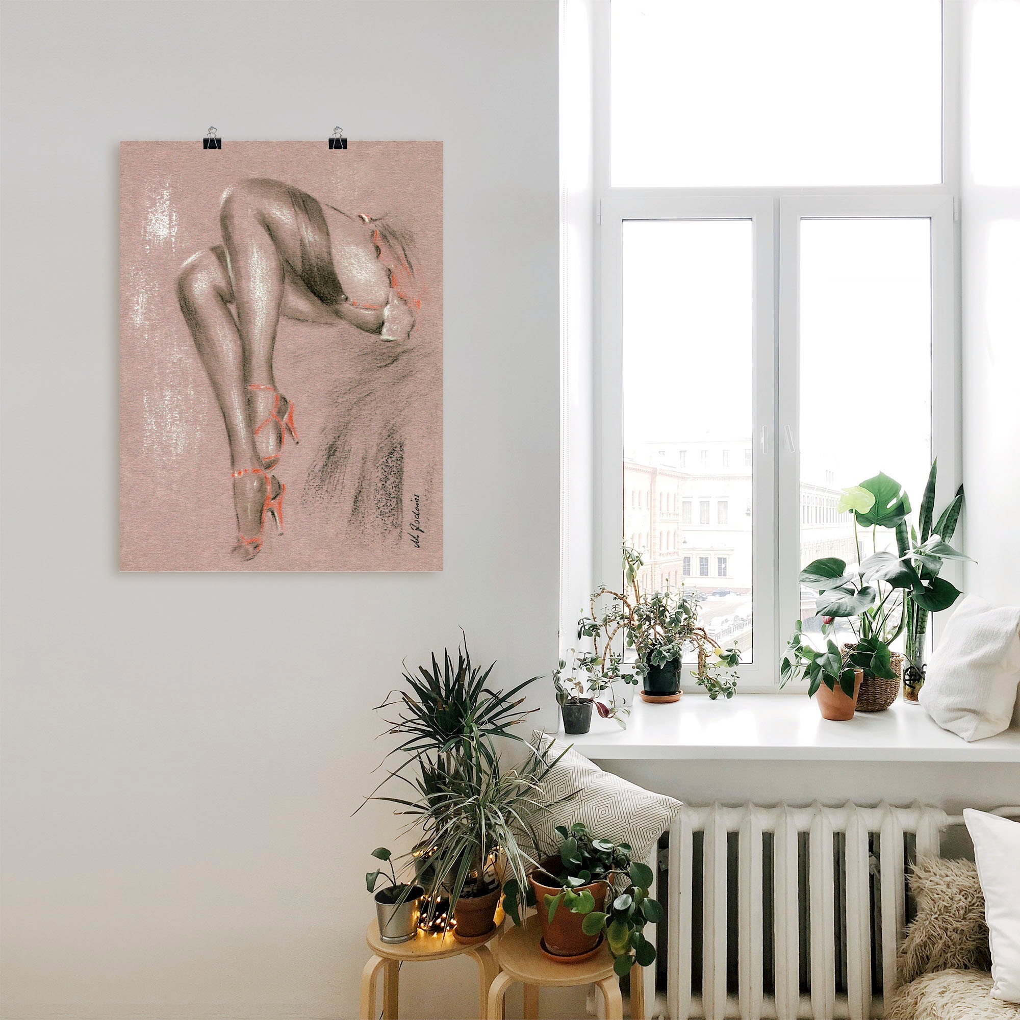 Artland Fresque murale »Erotisches in High Heels« 1 cuis tlg. als Leinwandbild, Poster in verschied. Grössen