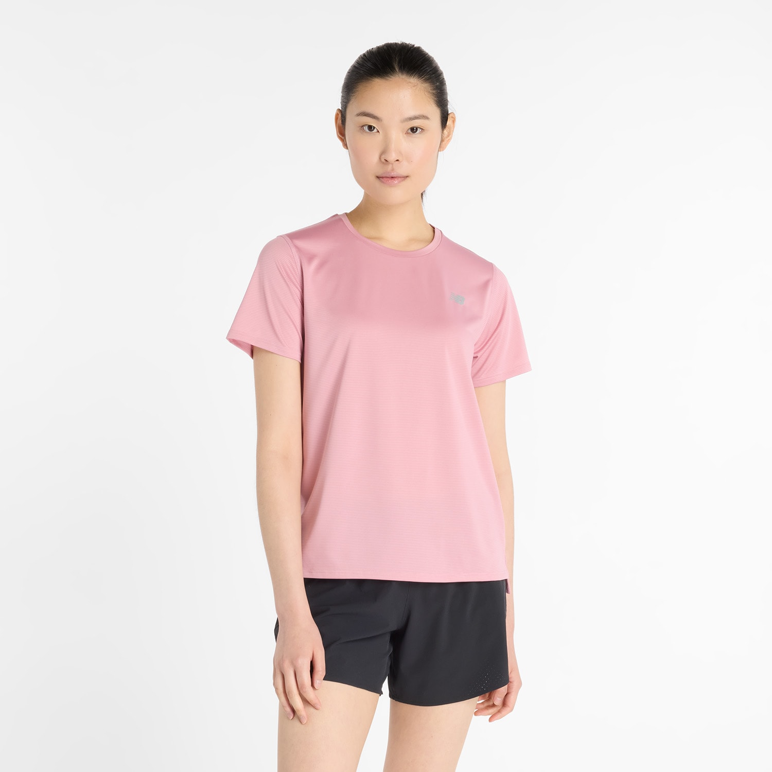 Image of New Balance Laufshirt "Sports Essentials T-Shirt Womens TOP-36327" Regular Fit, mit eingefasster Kante am Rundhalsausschnitt, Kurzarm